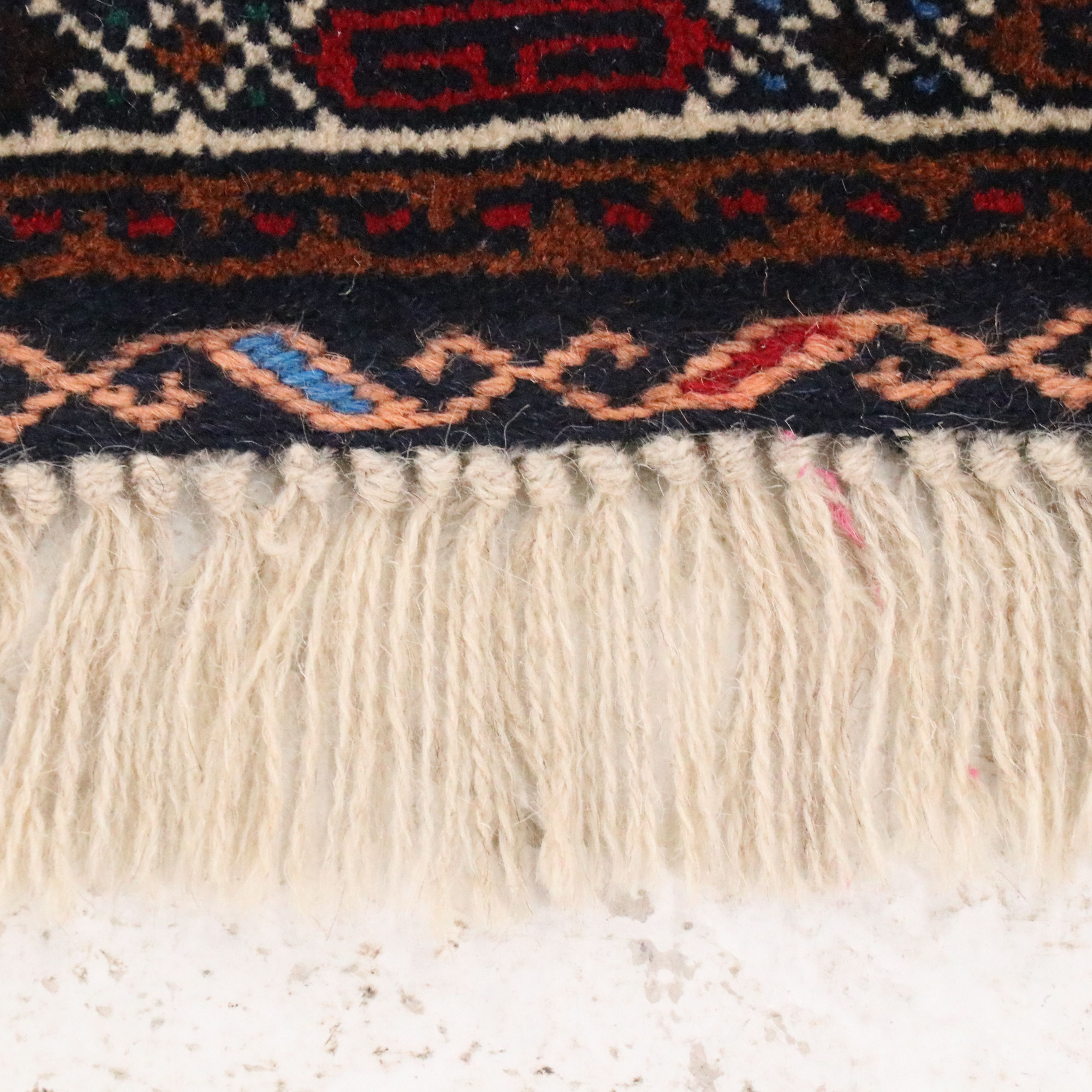 2'10 x 5' Hand-Knotted Afghan Baluch Accent Rug