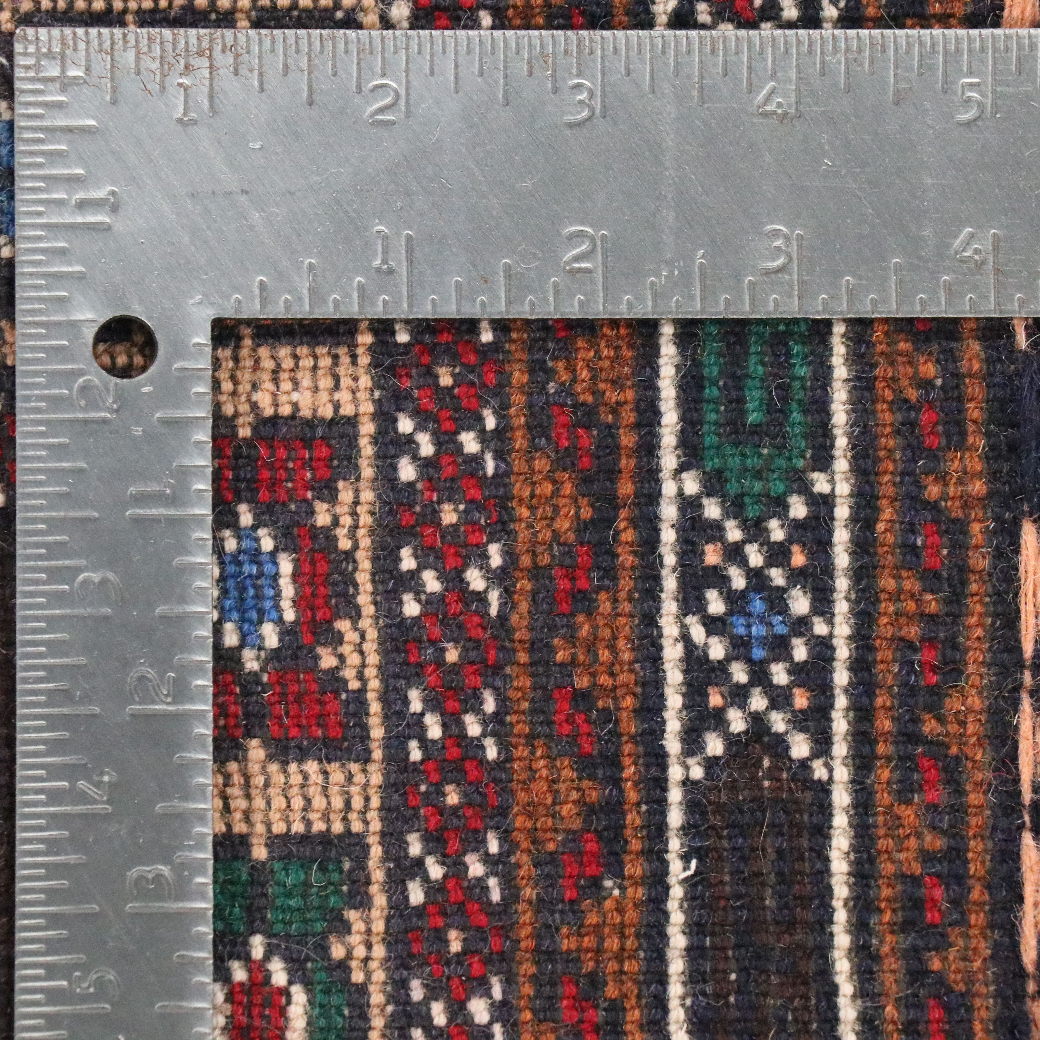 2'10 x 5' Hand-Knotted Afghan Baluch Accent Rug