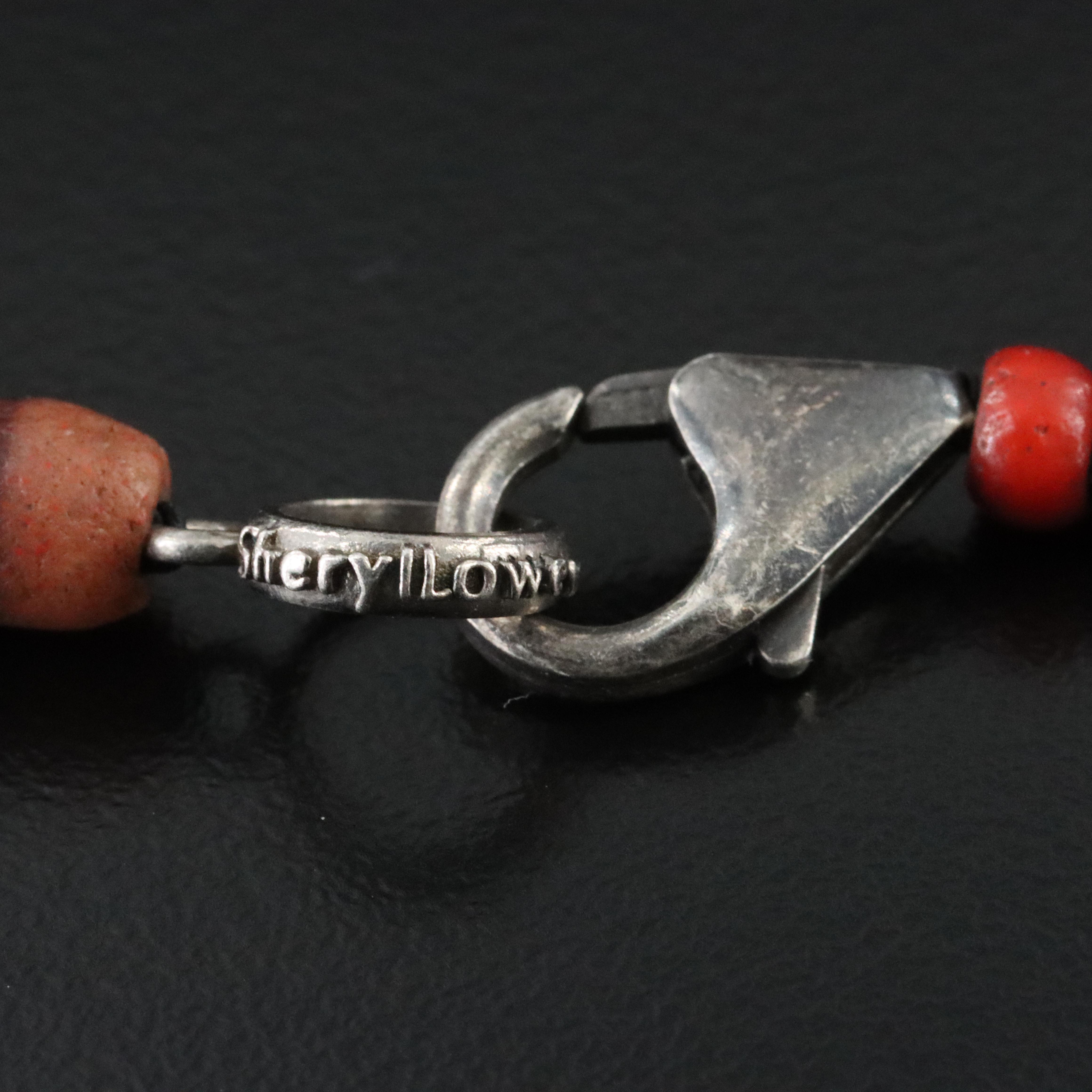 Sheryl Lowe Sterling Gemstone and Diamond Necklace