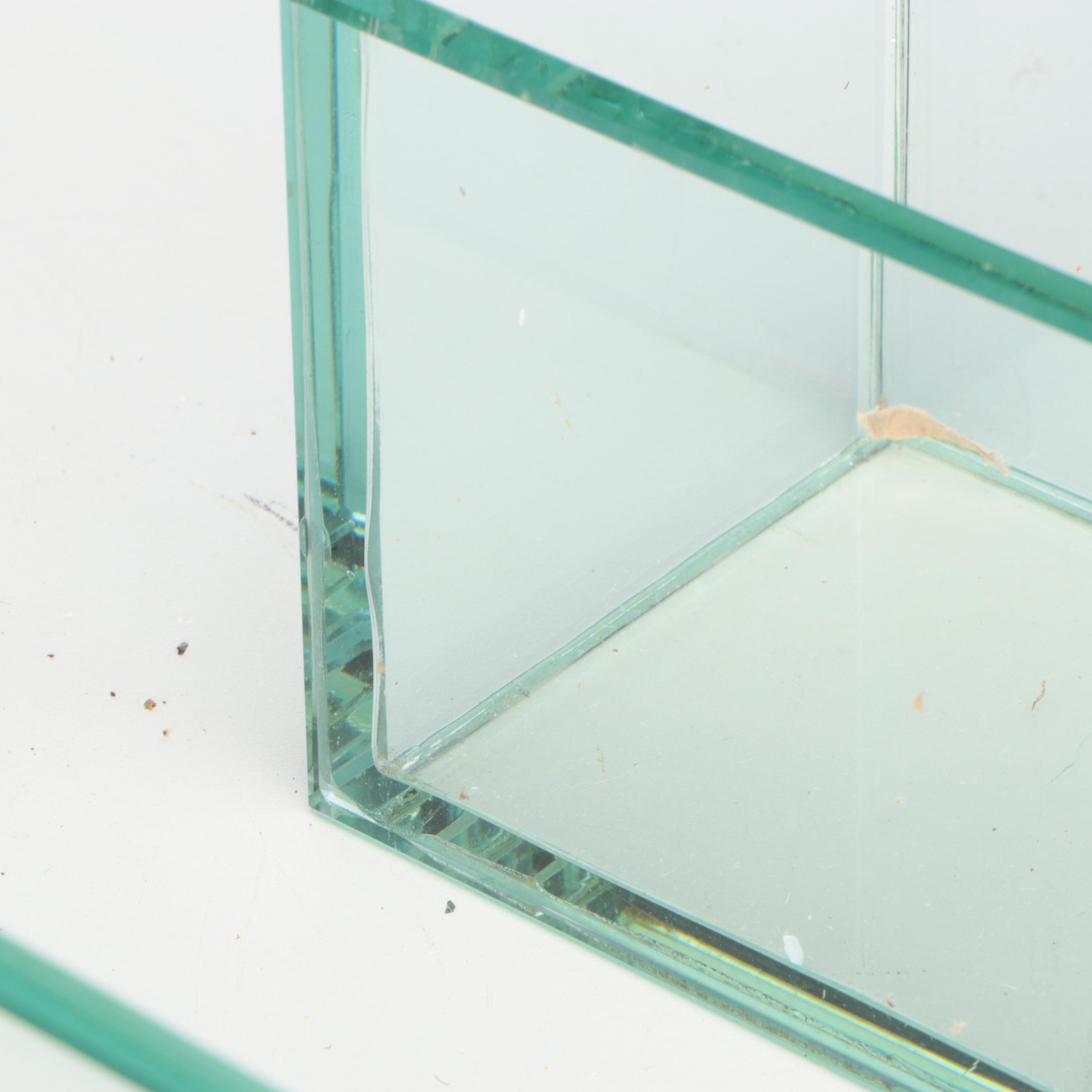 Glass Trough Long Table Vases