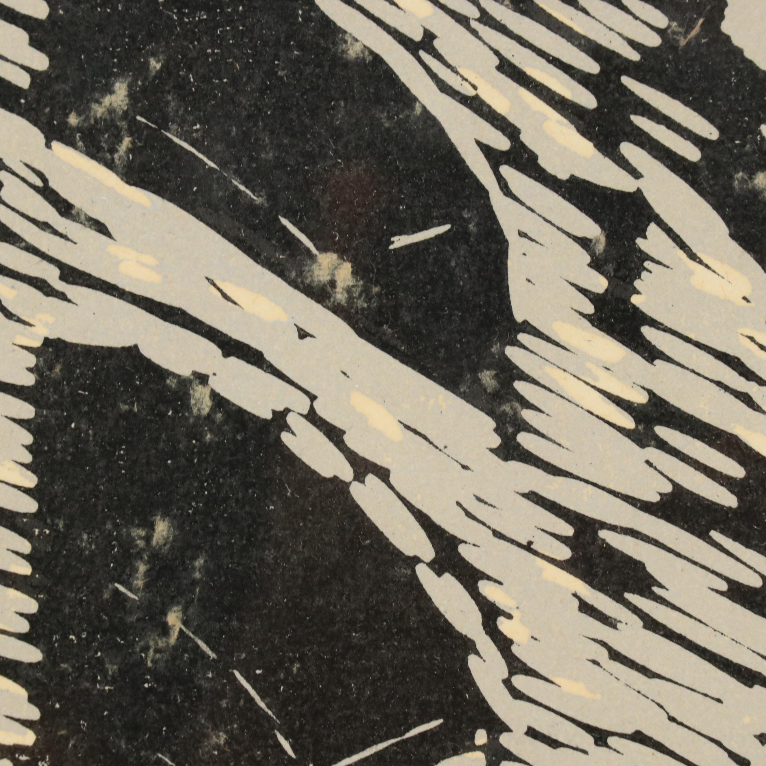 Juan Castells Marti Woodcut of Barcelona, Circa 1930