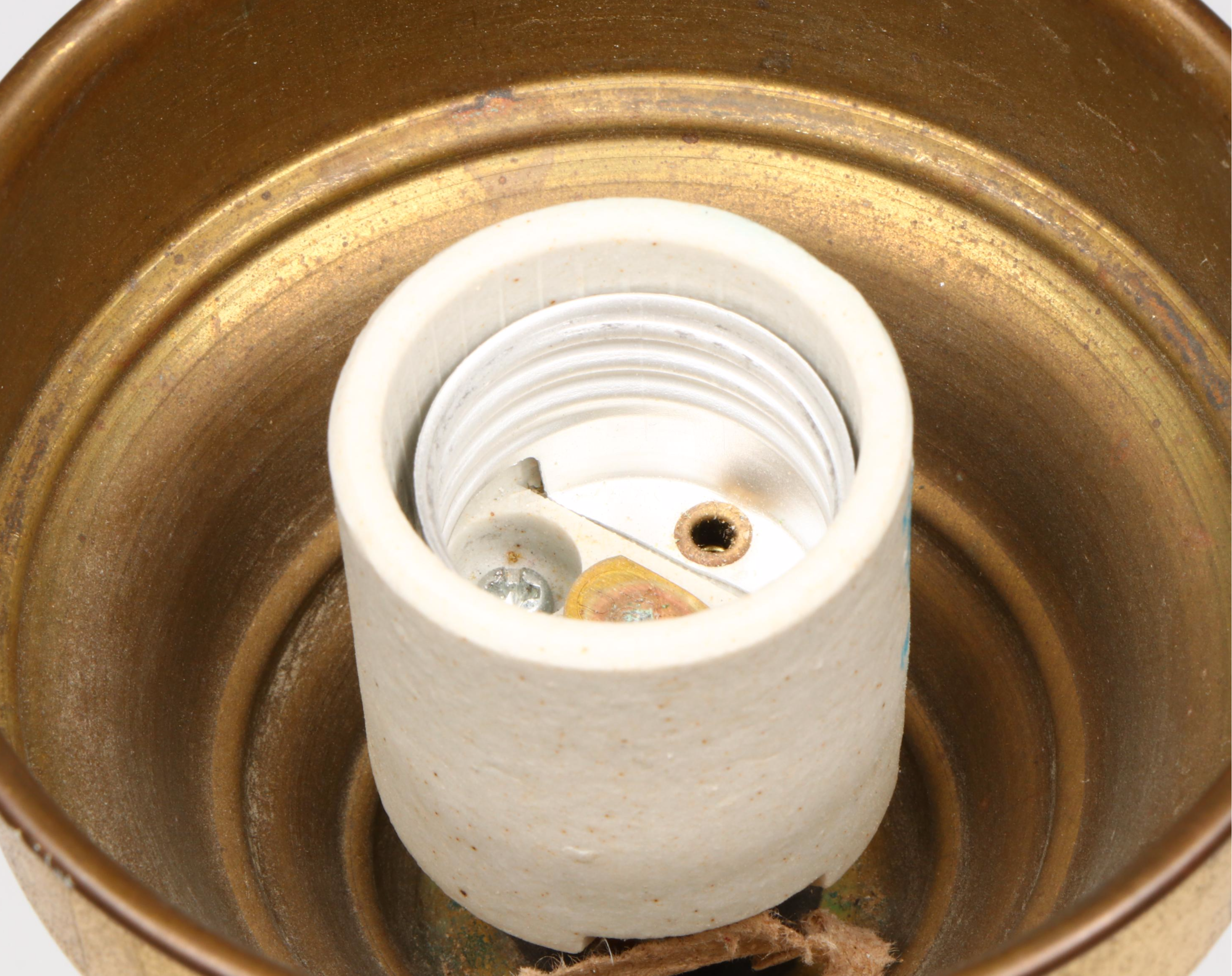 Fenton Blue Satin Glass Console Lamp with Marble Base