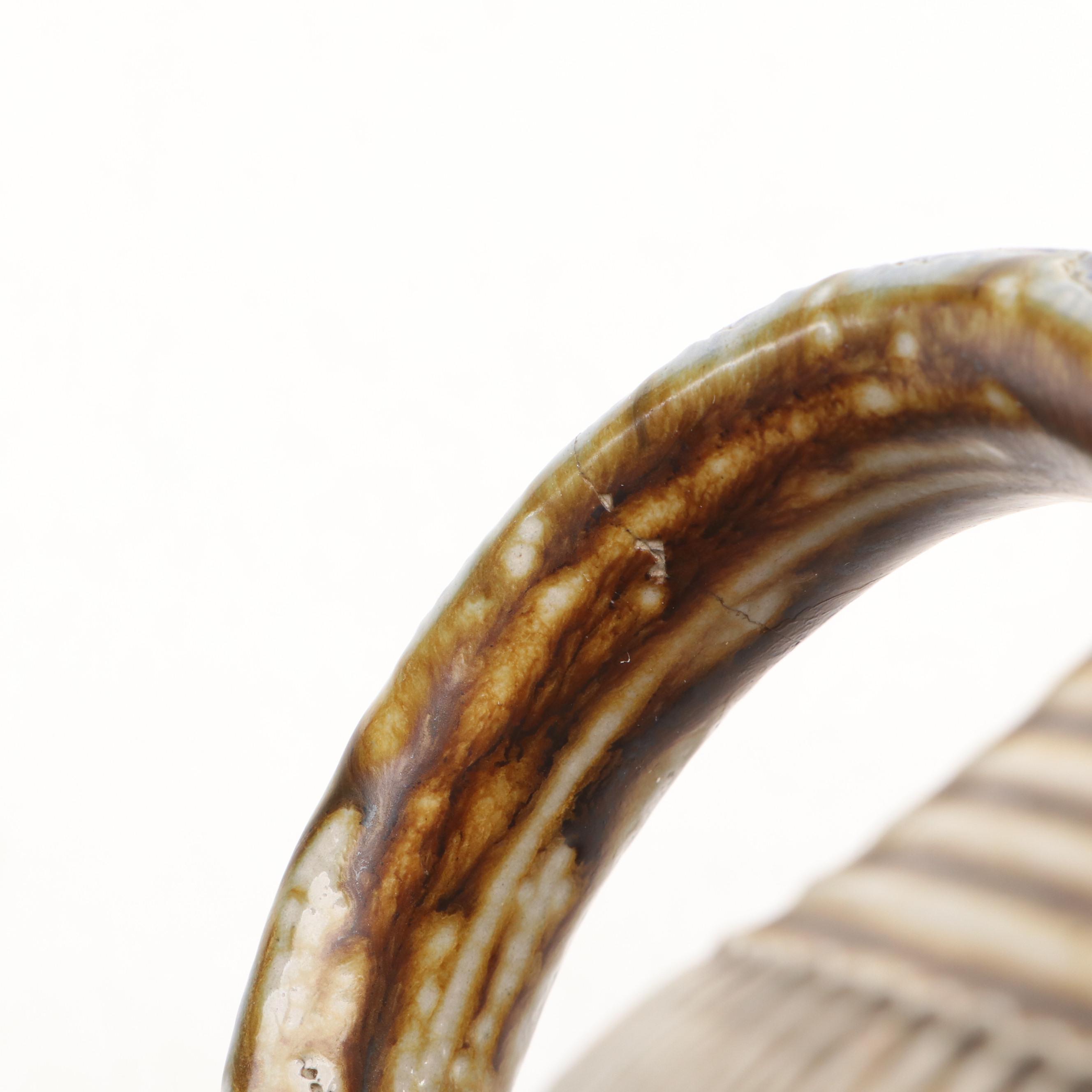 Reinhold Merkelbach "Post-War Modern Design" Hand-Incised Stoneware Pitcher