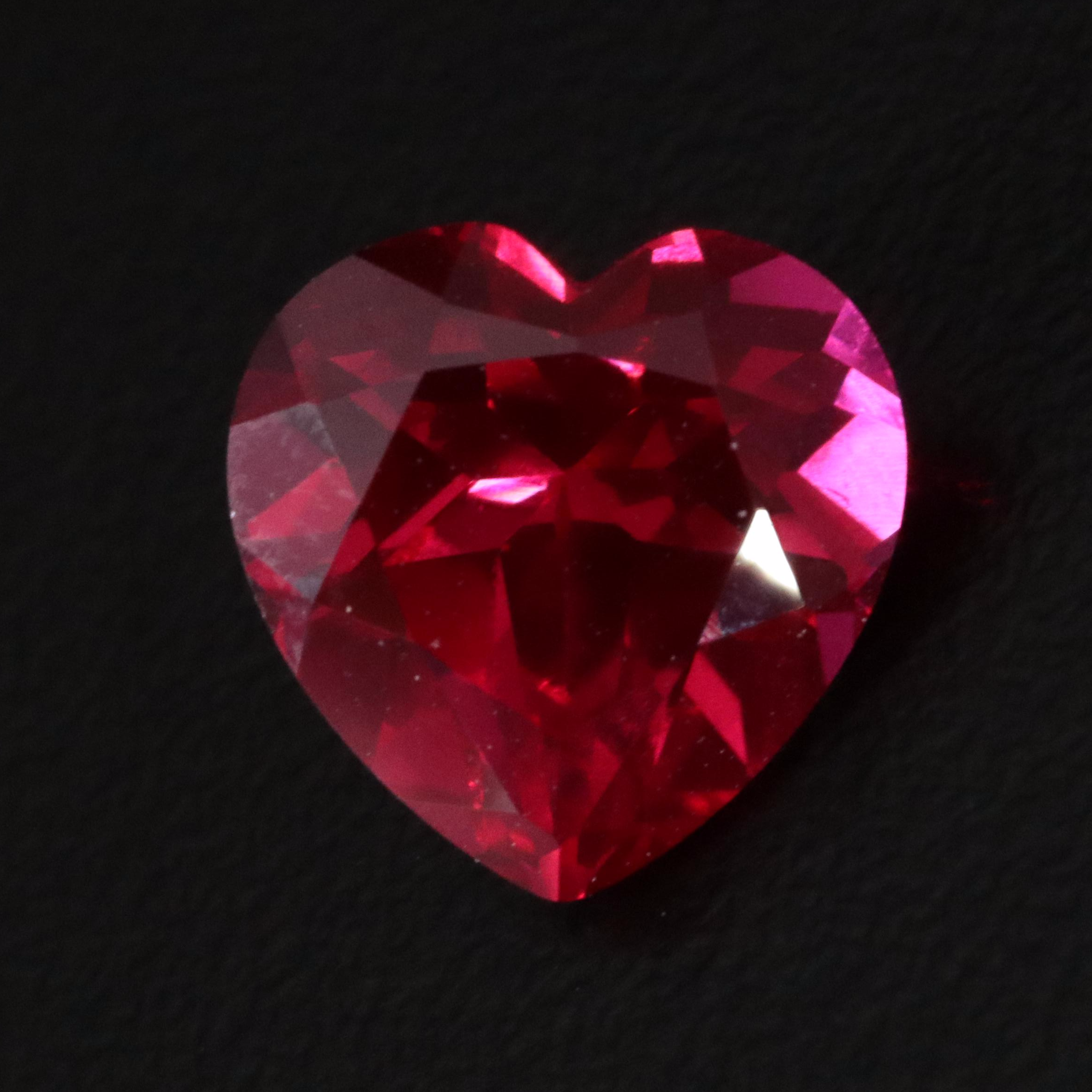 Loose 6.16 CT Lab Grown Ruby