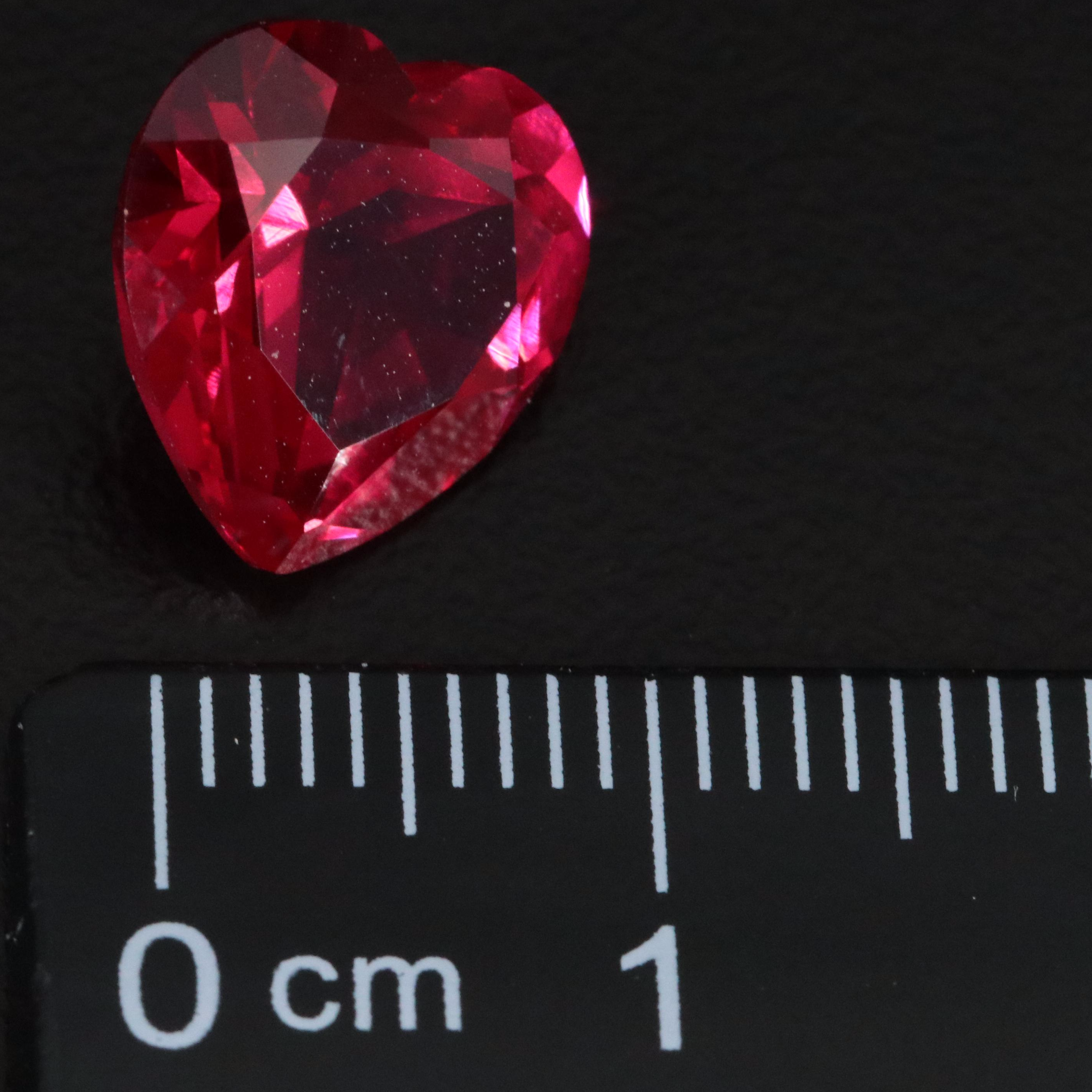 Loose 6.16 CT Lab Grown Ruby