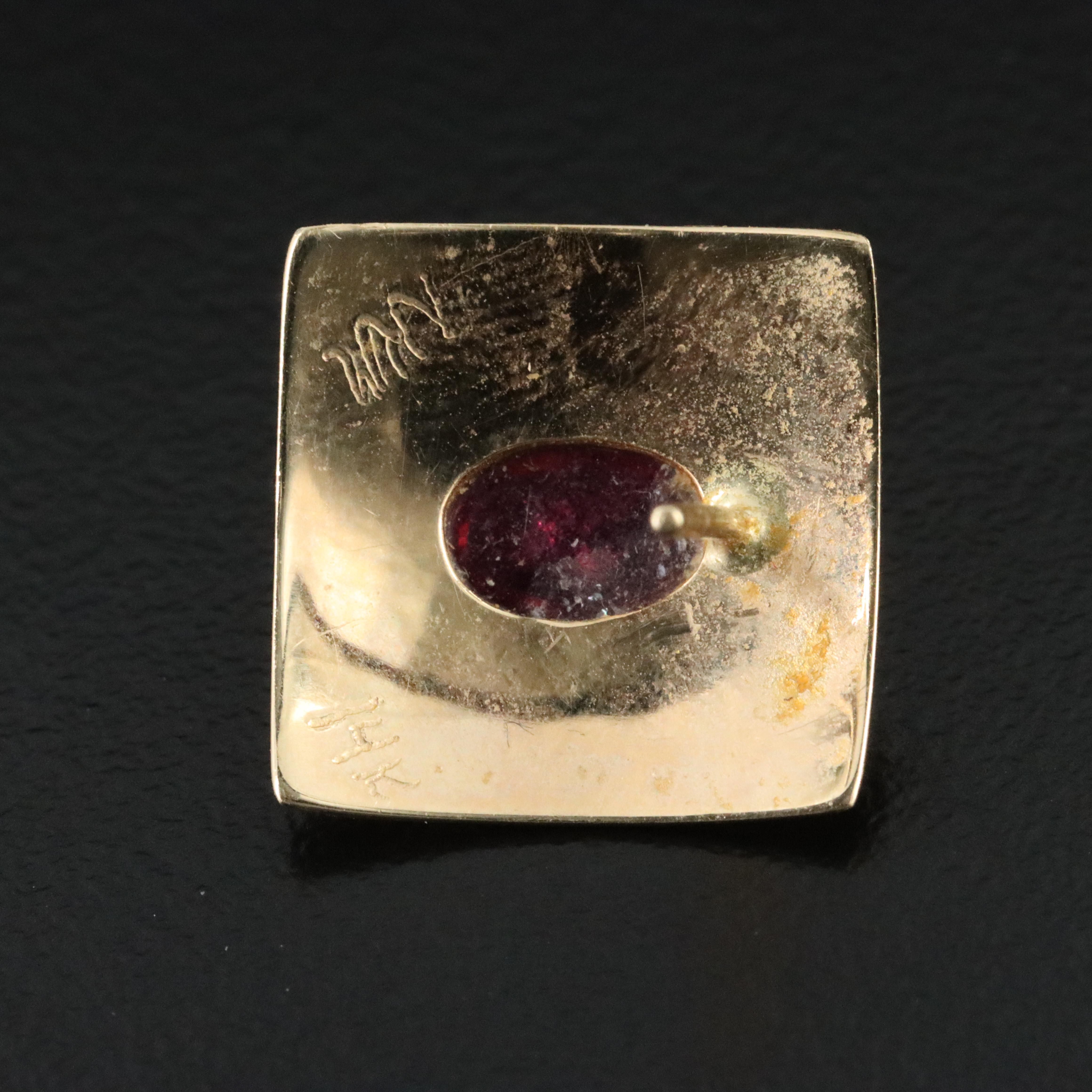 14K Rubellite Earrings