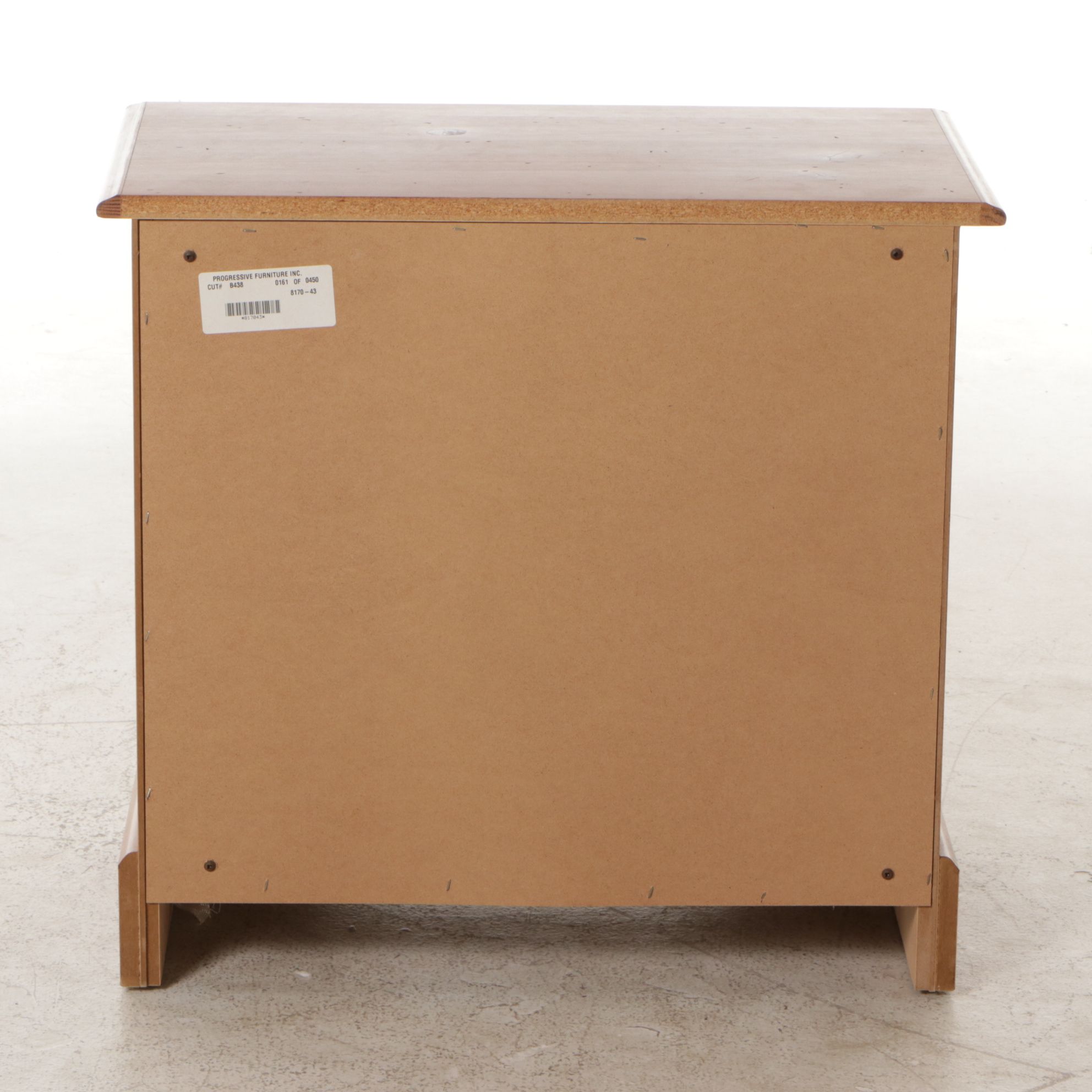 Progressive Furniture Pine Nightstand with a Quilt Stand