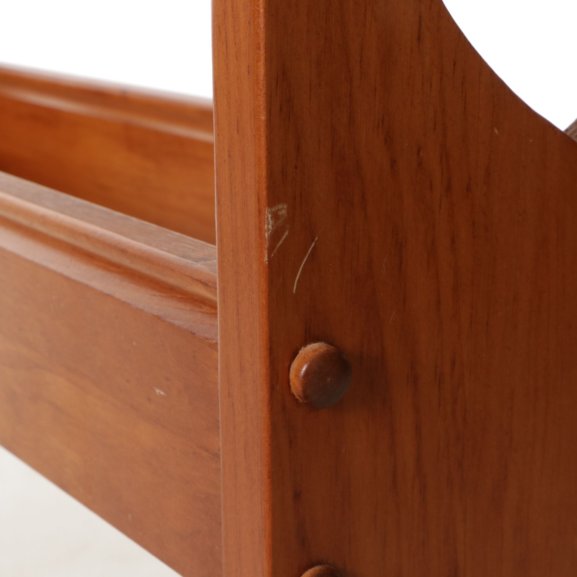 Progressive Furniture Pine Nightstand with a Quilt Stand