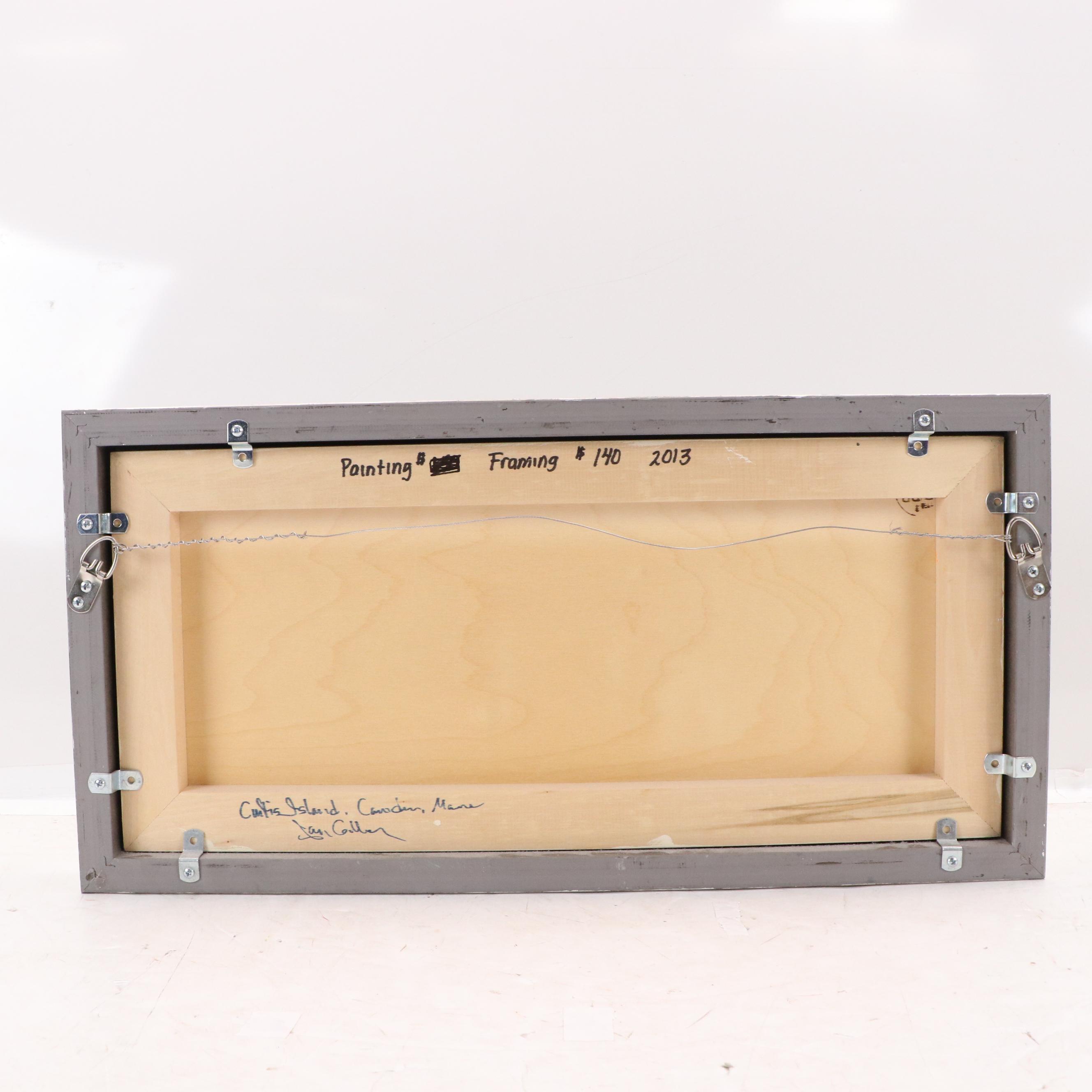 Mixed Media Painting "Curtis Island, Camden, Maine," 2013