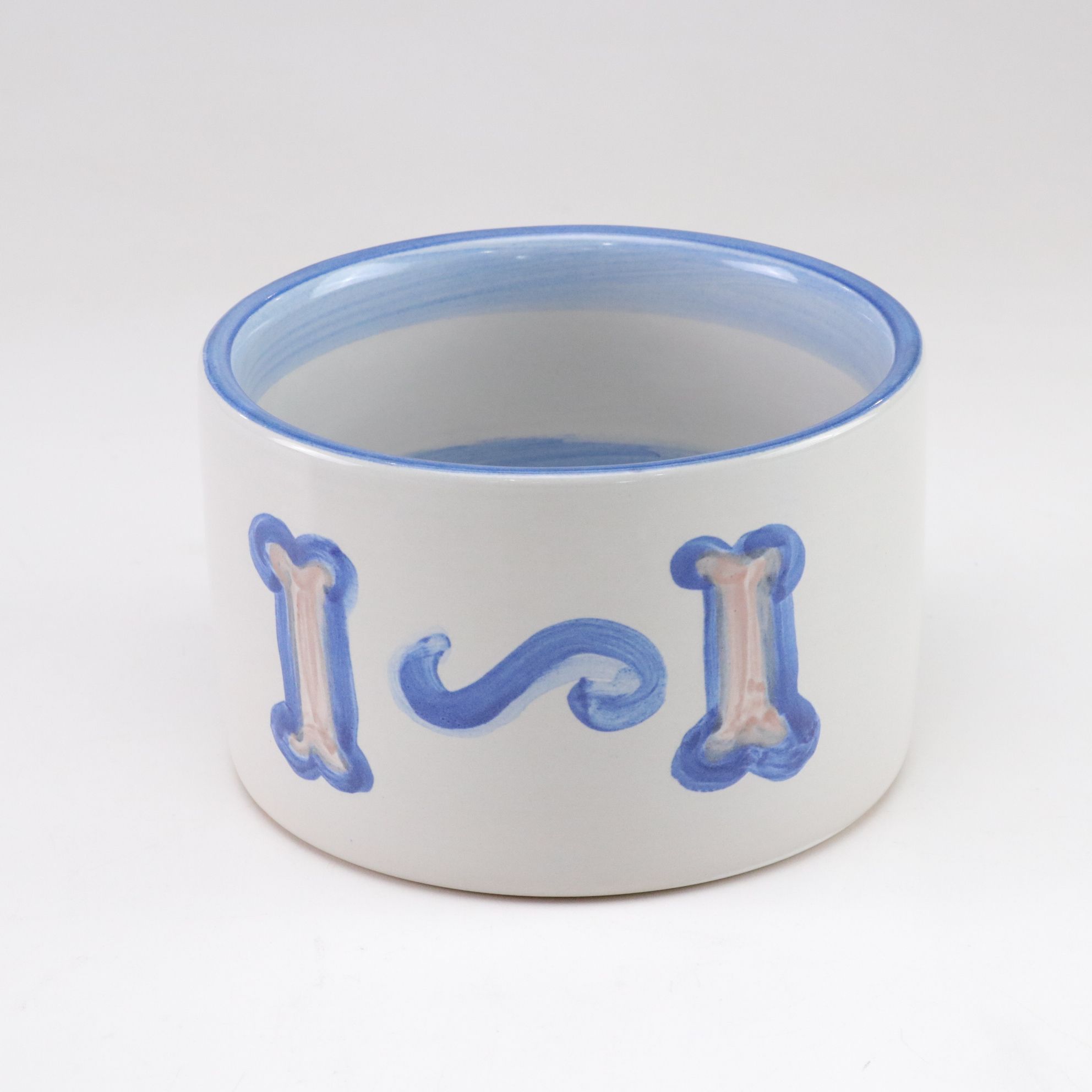 Two M.A.Hadley Pottery Dog Bowls