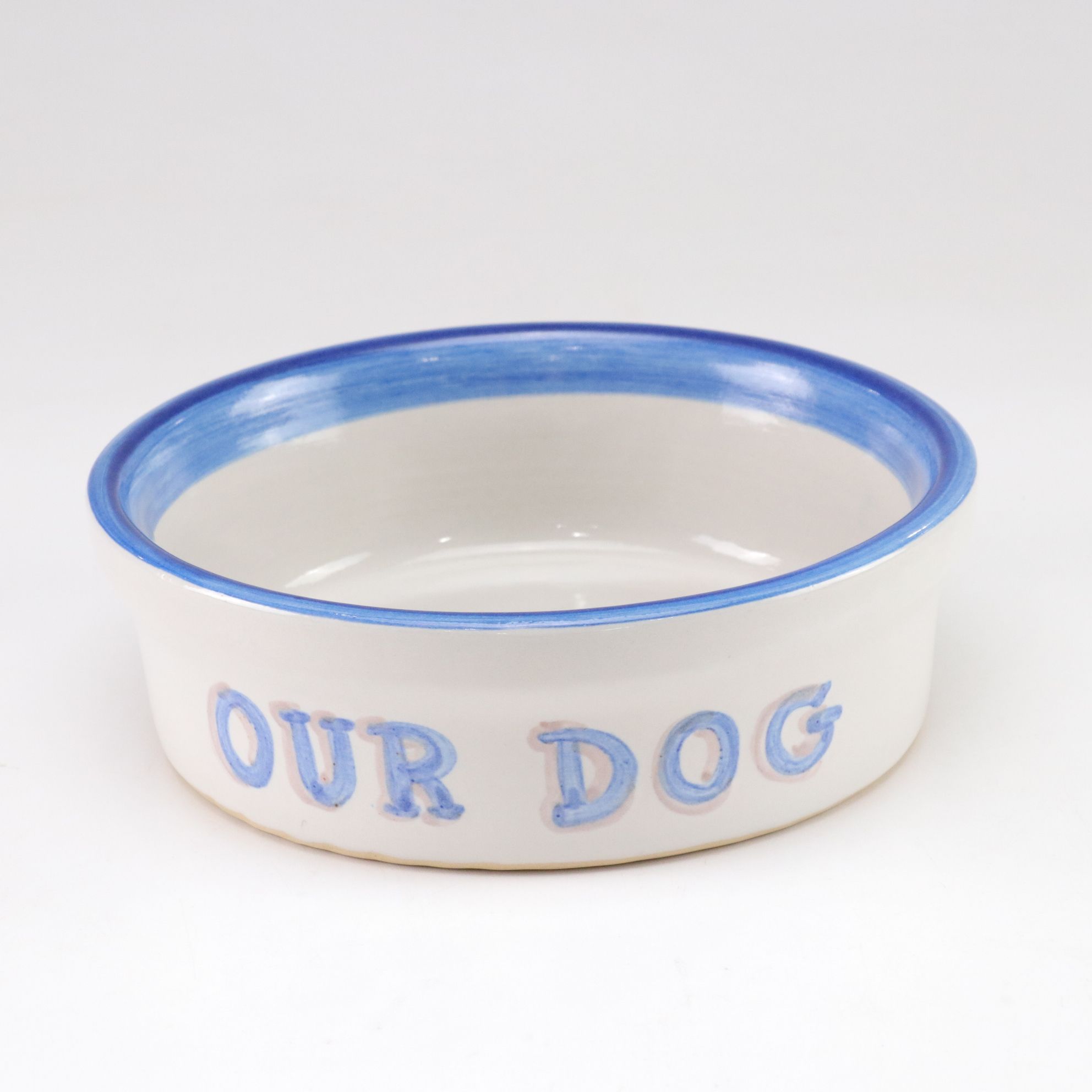 Two M.A.Hadley Pottery Dog Bowls