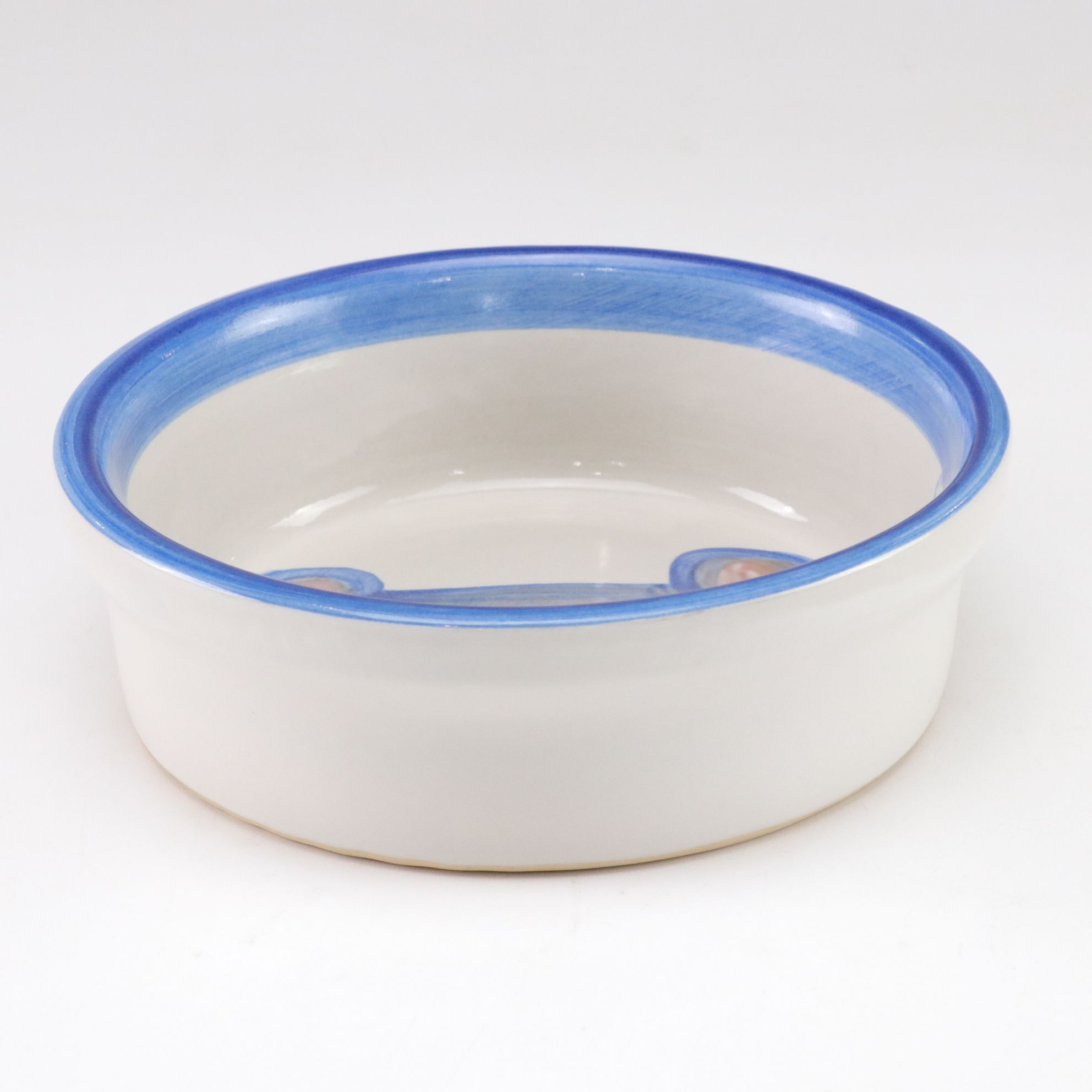 Two M.A.Hadley Pottery Dog Bowls