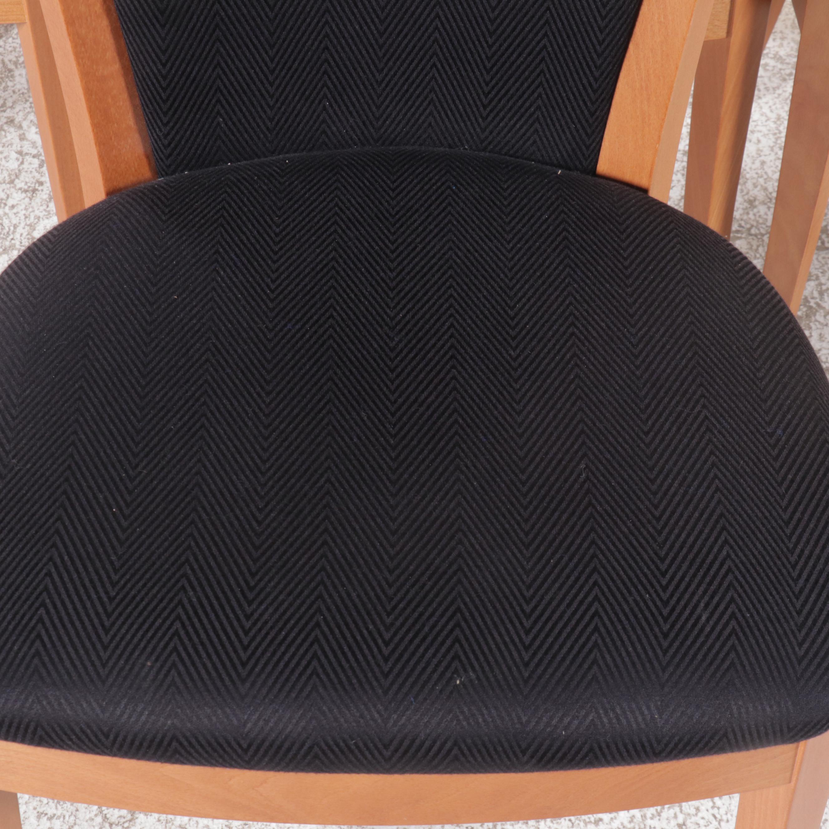 Modernist Dining Set: Skovby Danish Table with Eight Sibau Beech Chairs