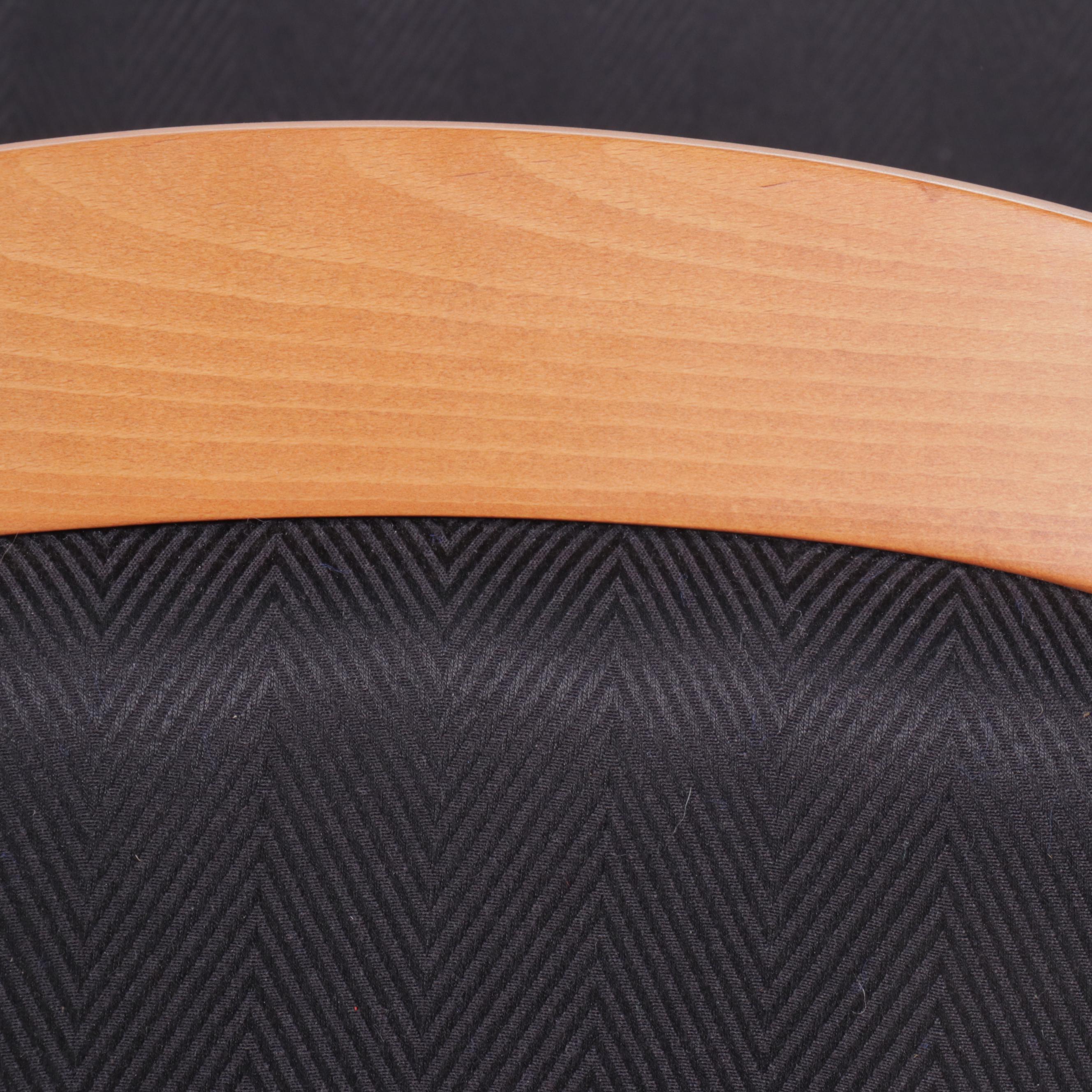 Modernist Dining Set: Skovby Danish Table with Eight Sibau Beech Chairs