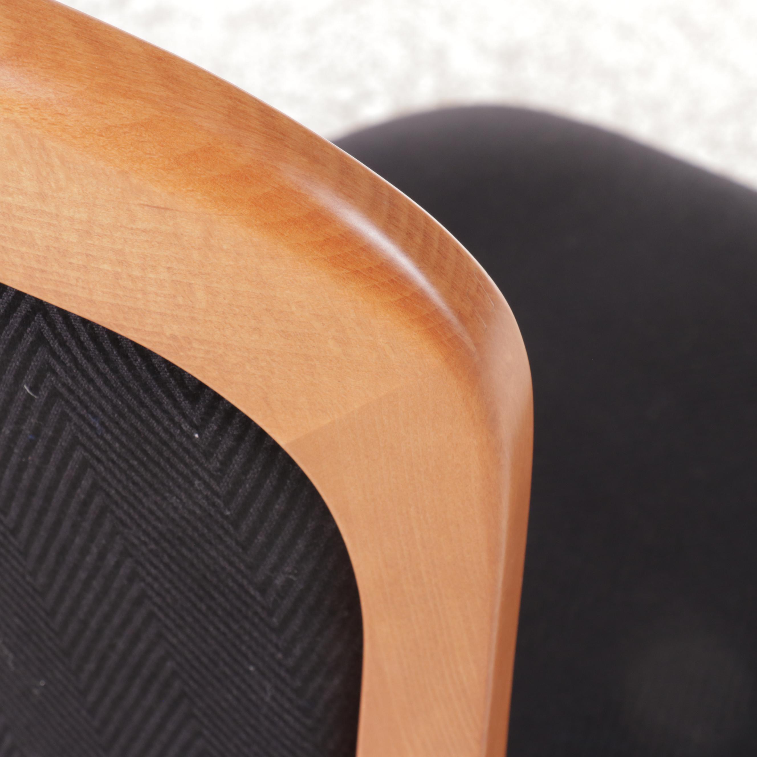 Modernist Dining Set: Skovby Danish Table with Eight Sibau Beech Chairs