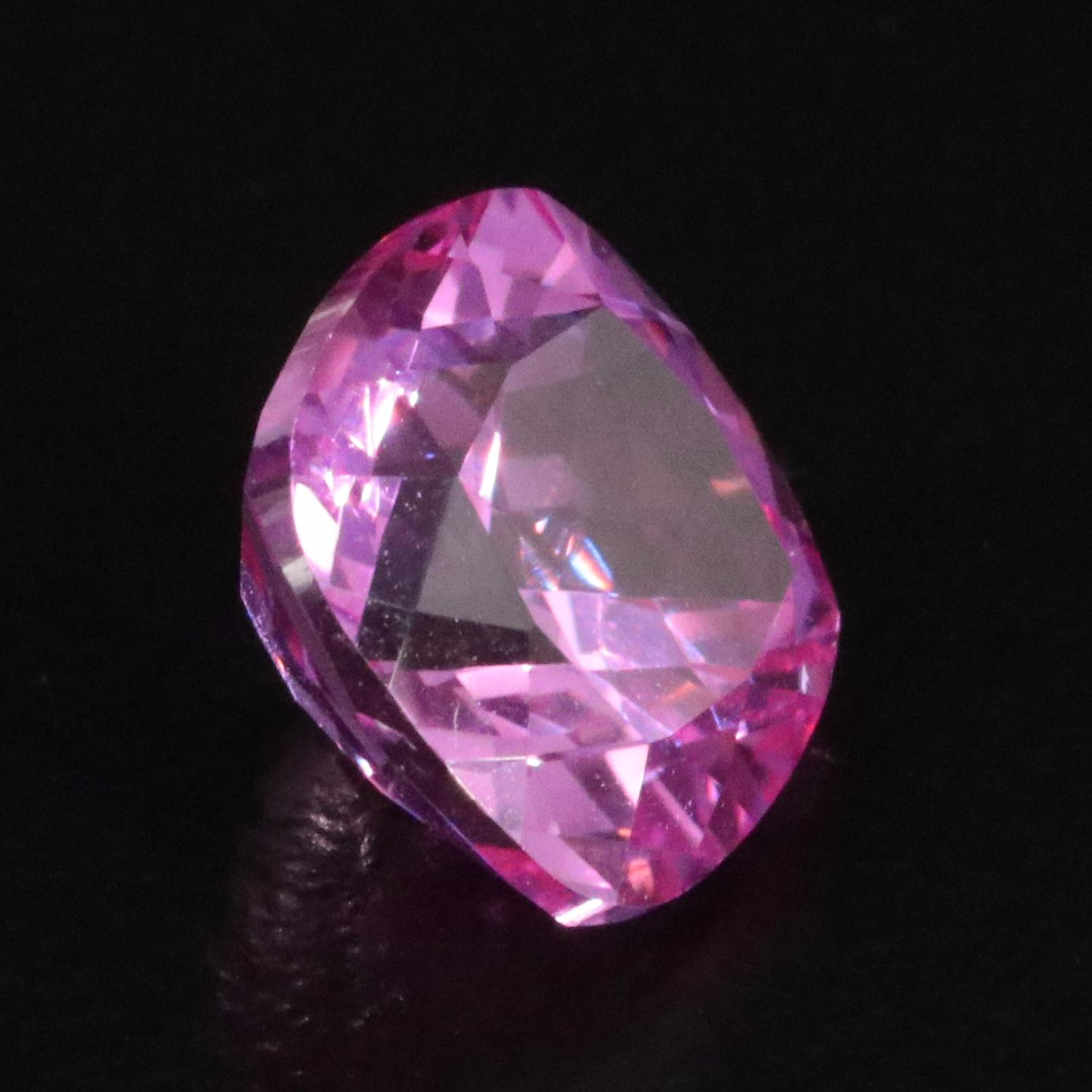 Loose 4.53 CT Lab Grown Sapphire
