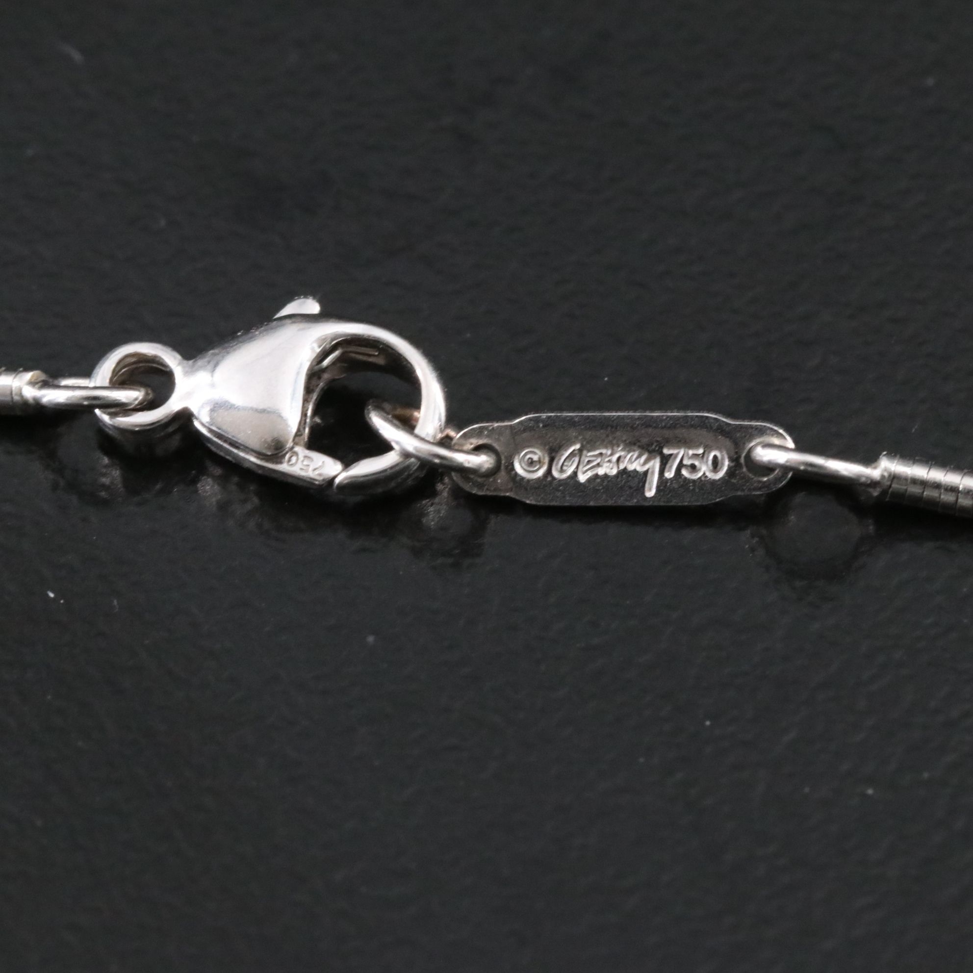 Frank Gehry for Tiffany & Co. 18K 0.30 CTW Diamond Torque Pendant Necklace