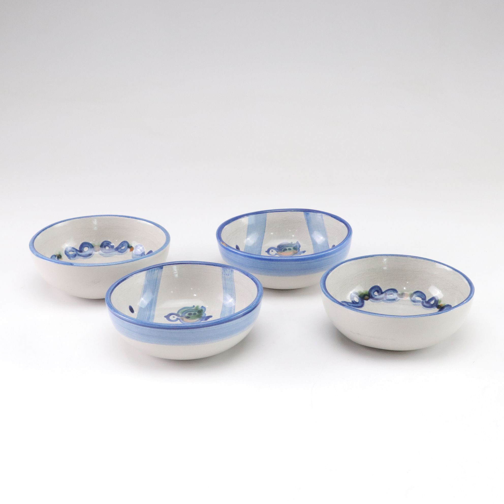 Hand-Painted Earthenware Dishes by M.A. Hadley & Louisville Pottery