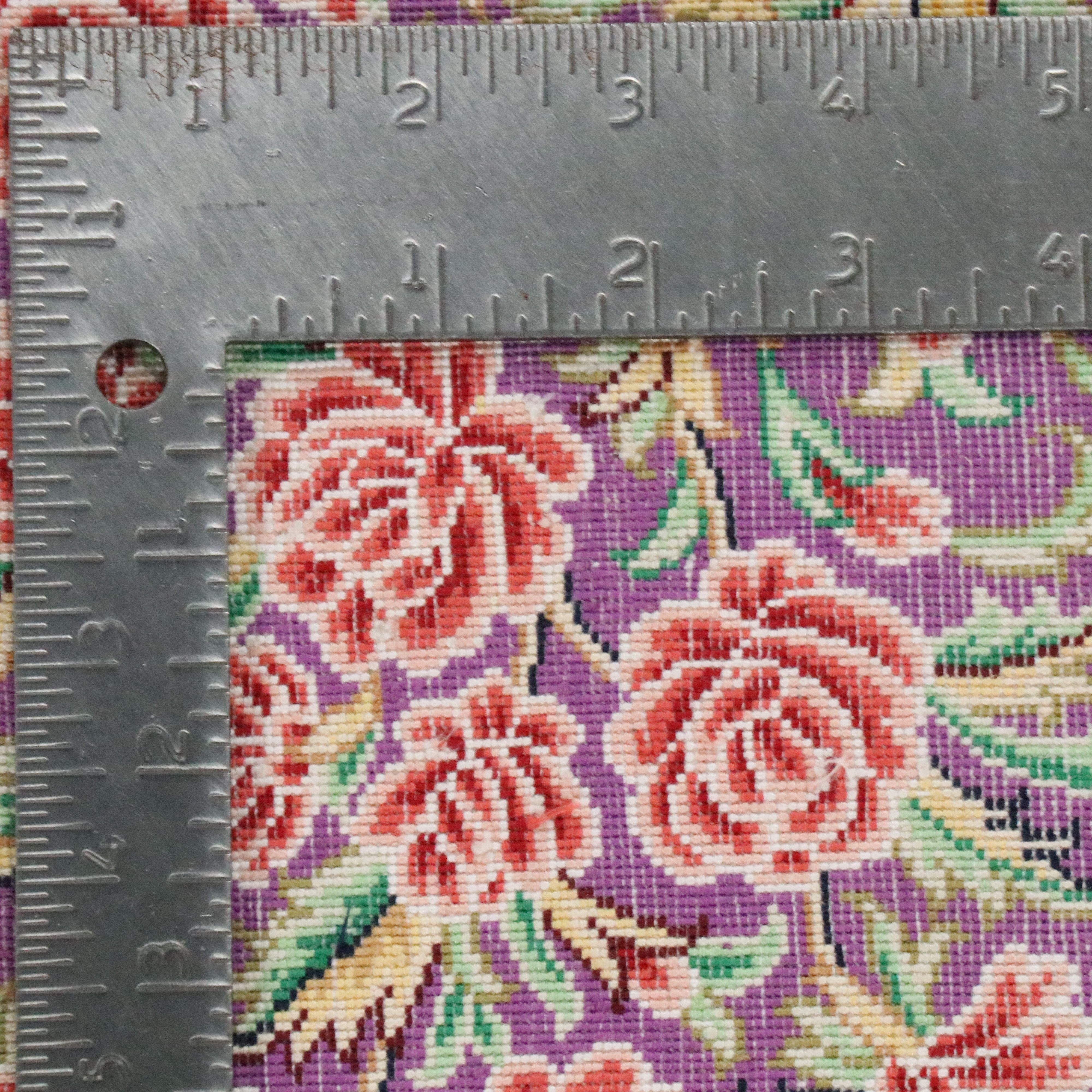 3'1 x 5' Hand-Knotted Signed Persian Qom Silk Area Rug