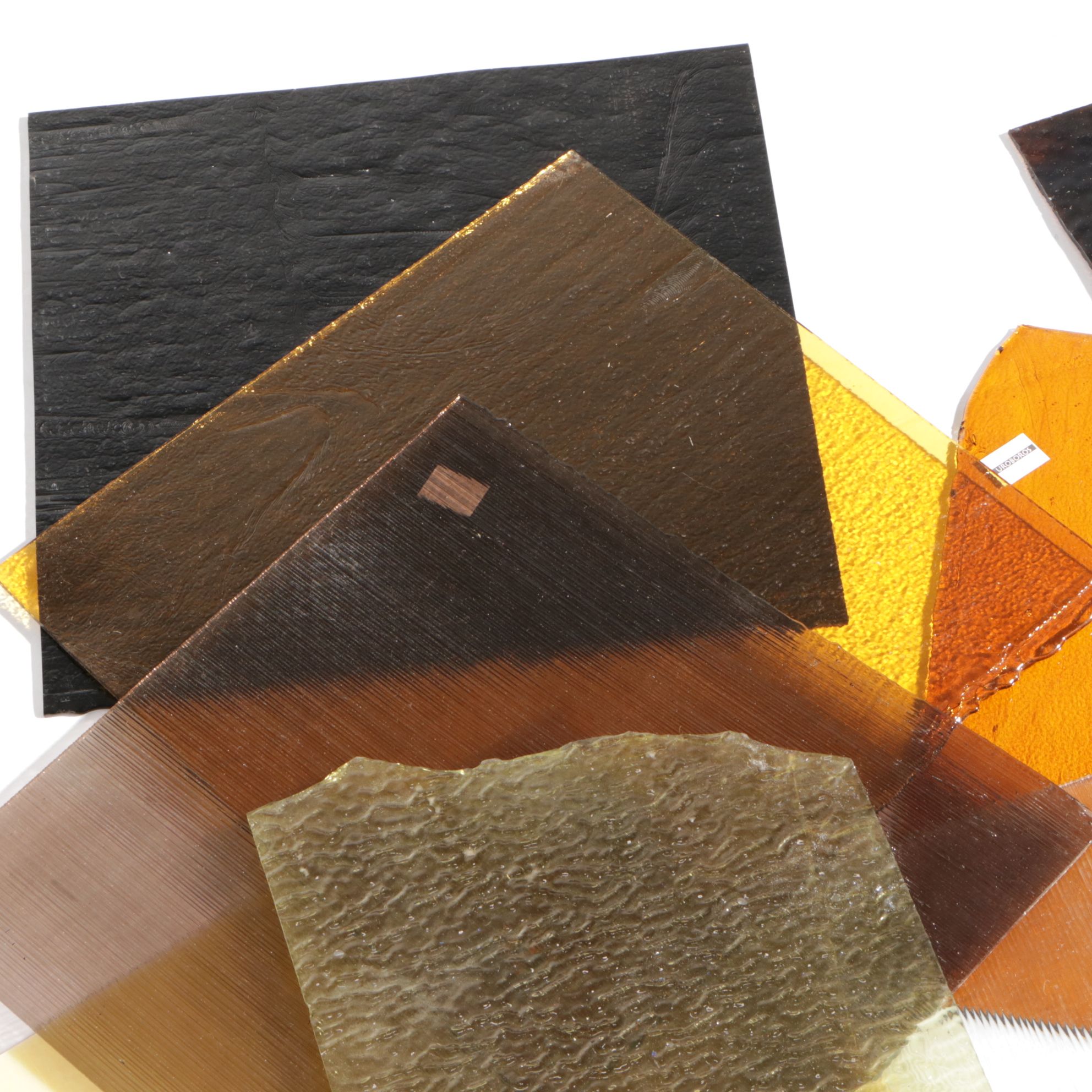 Iridescent, Bubble, Textured & Other Art Glass Sheets