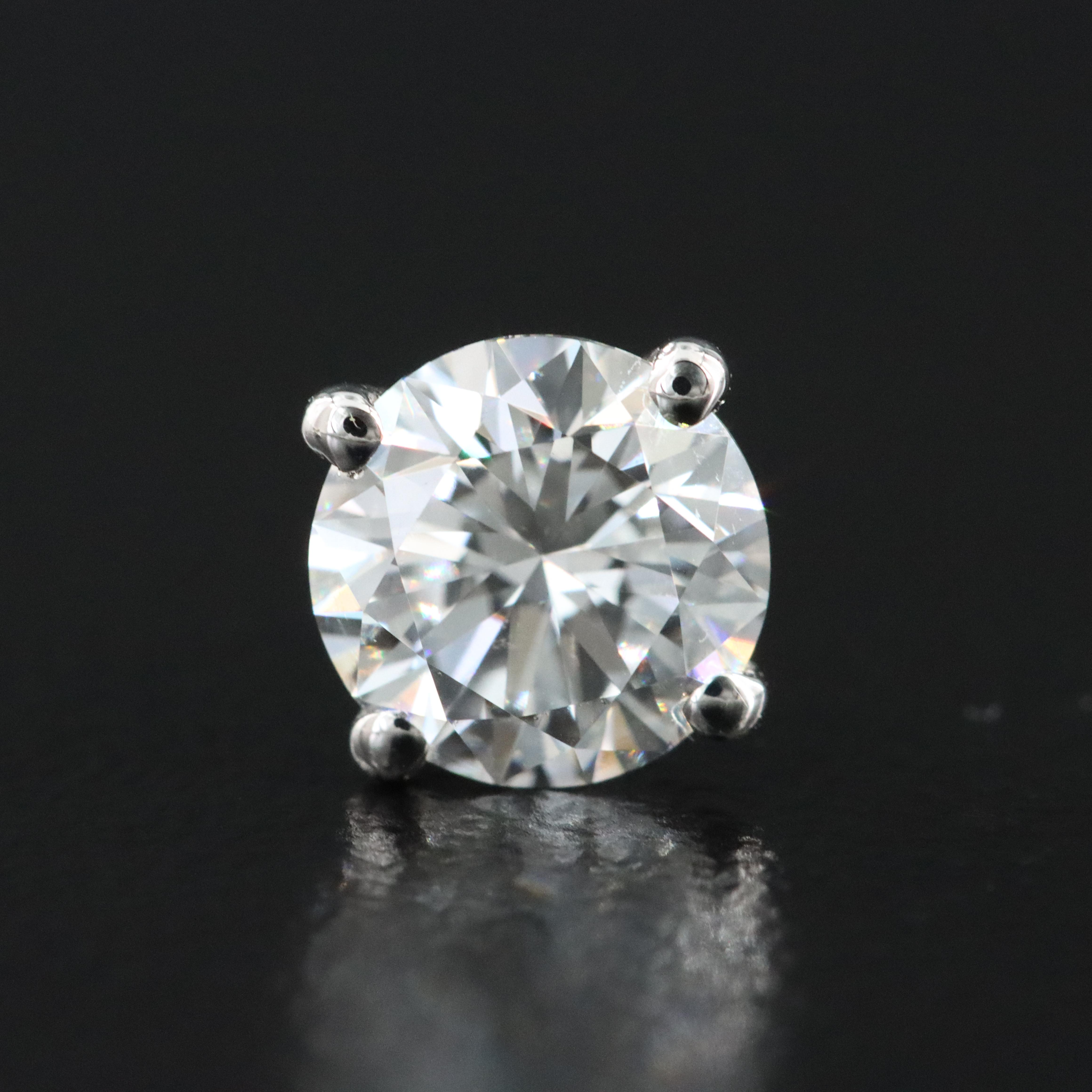 18K 2.00 CTW Lab Grown Diamond Stud Earrings with IGI Report