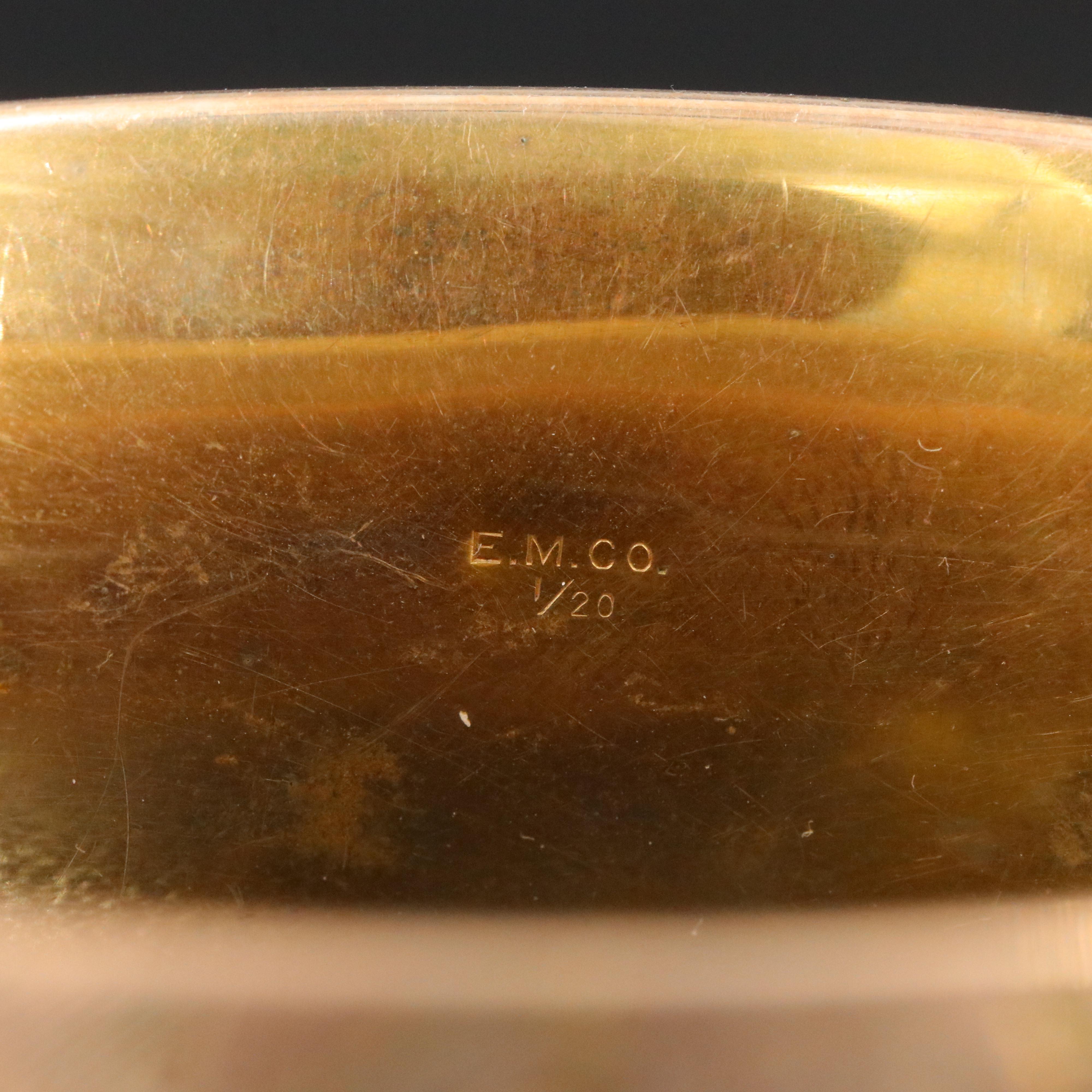 Vintage Empire Mfg. Co. Gold-Filled and Amethyst Glass Bracelets