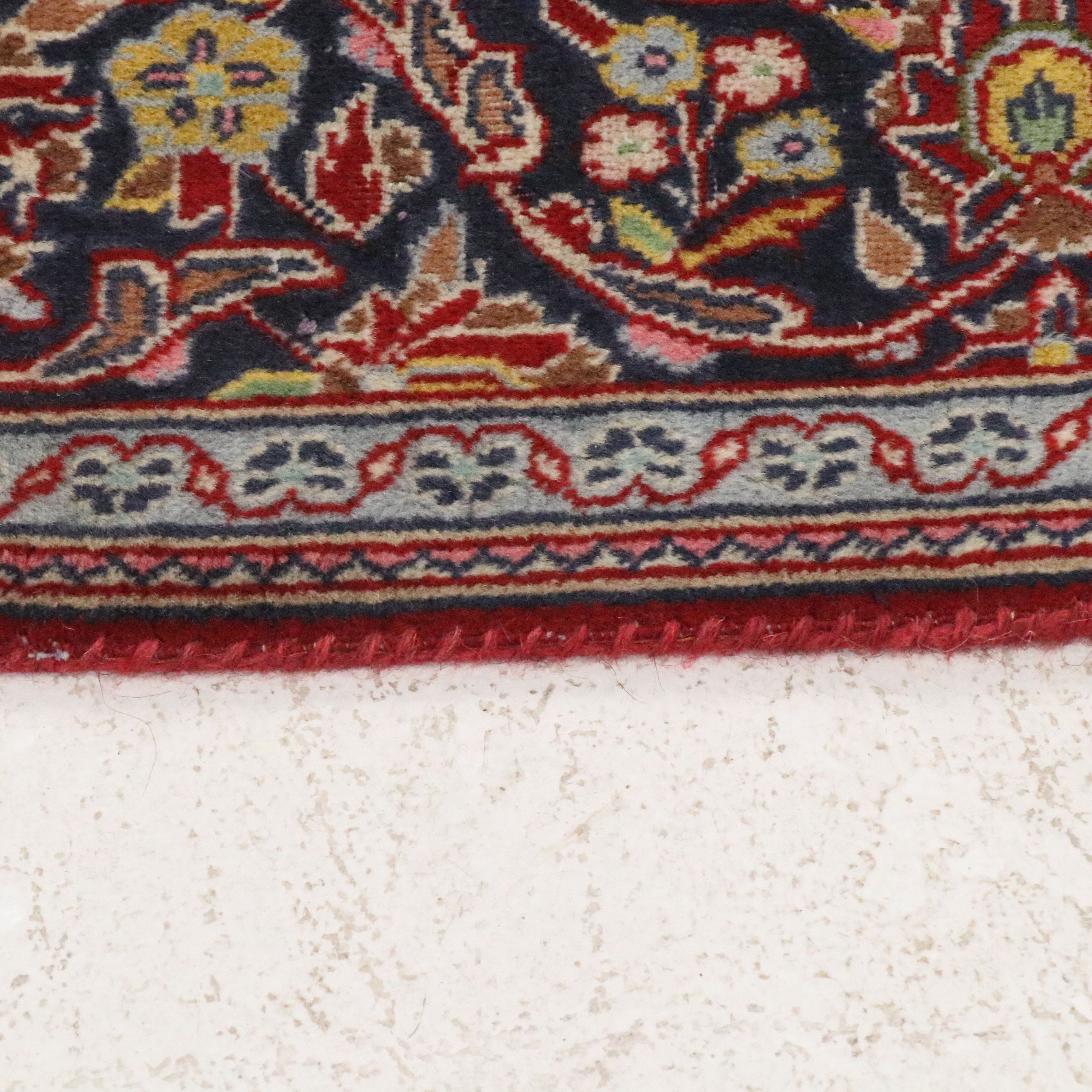 4'6 x 6'7 Hand-Knotted Persian Tabriz Area Rug