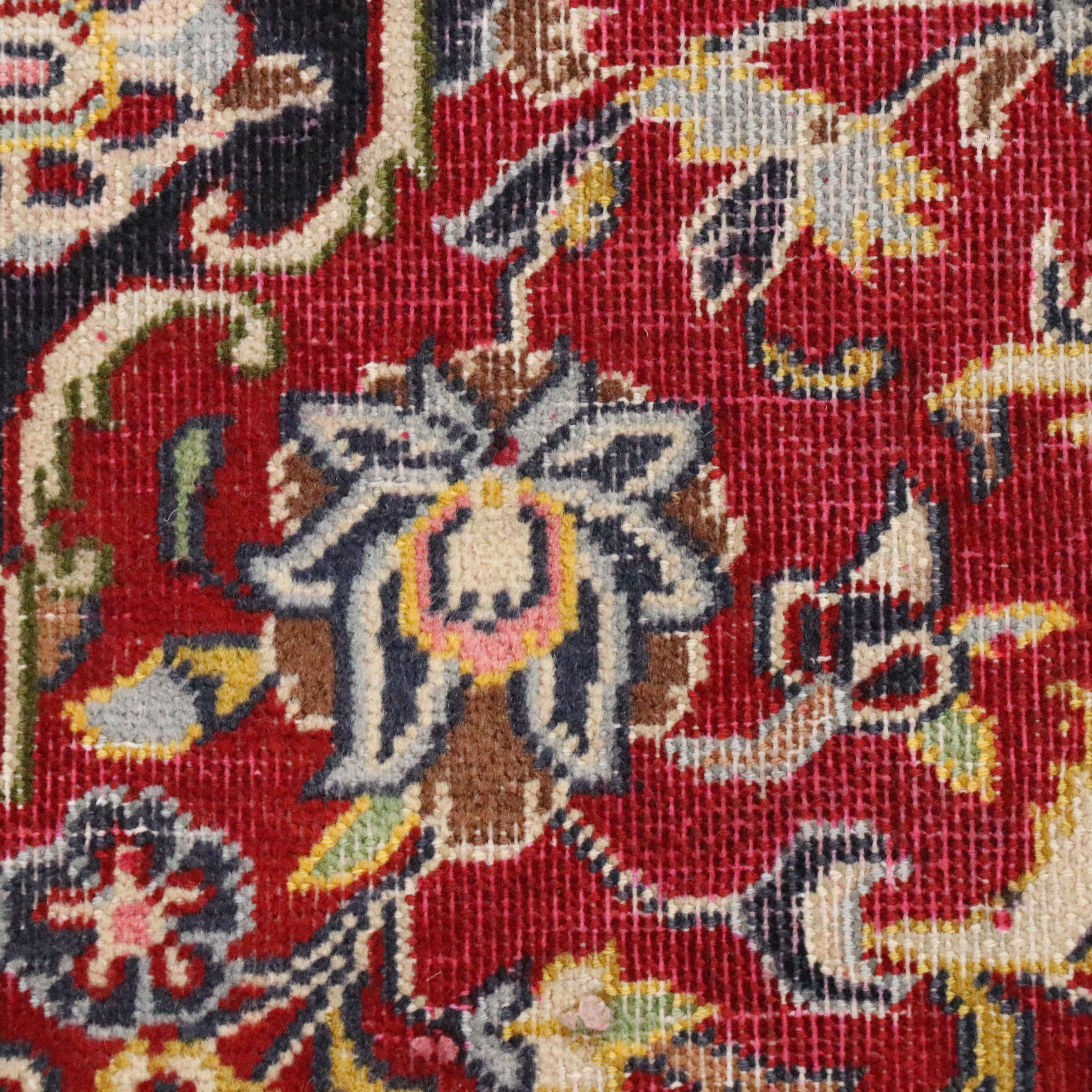 4'6 x 6'7 Hand-Knotted Persian Tabriz Area Rug