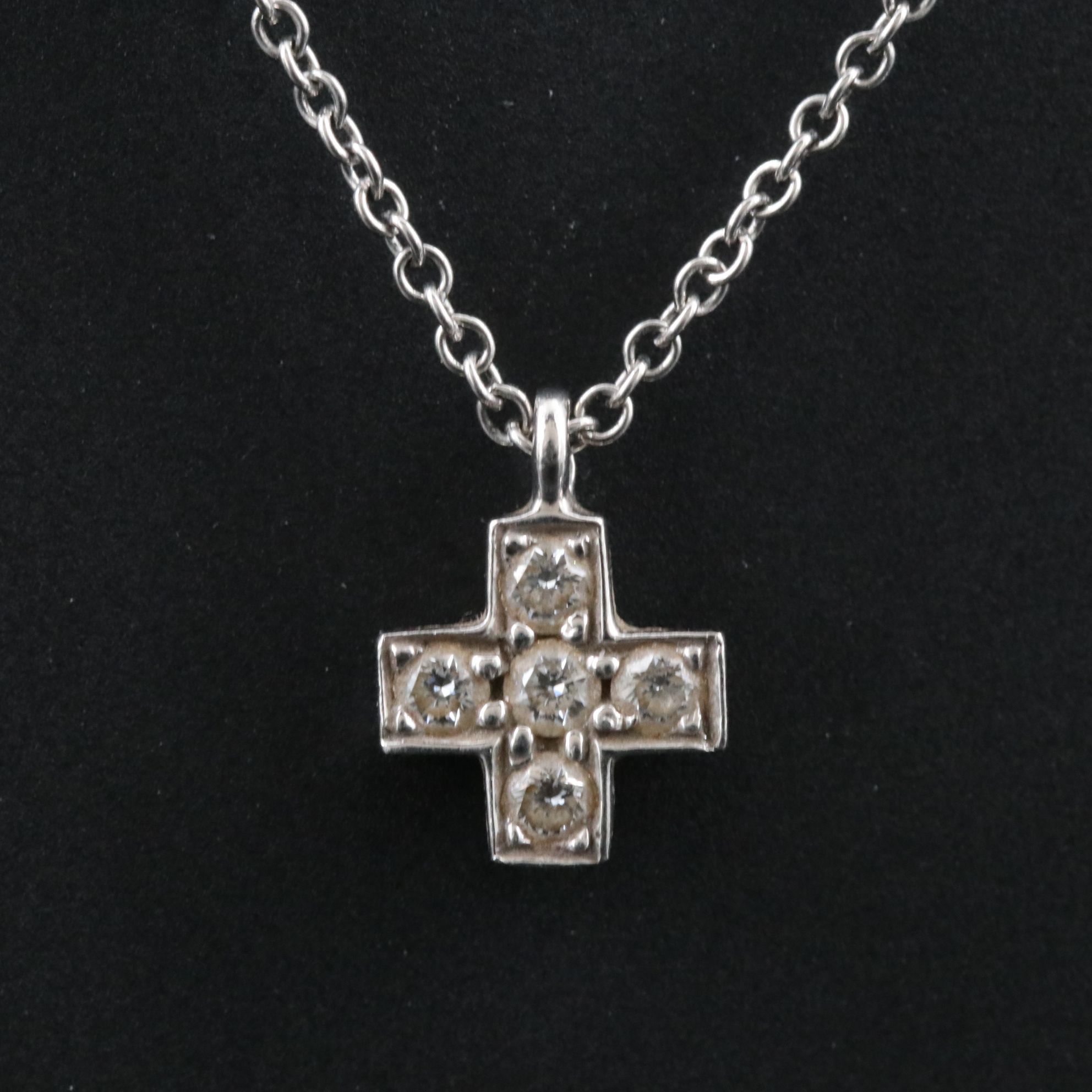 Tiffany & Co. Platinum Cruciform Cross Necklace