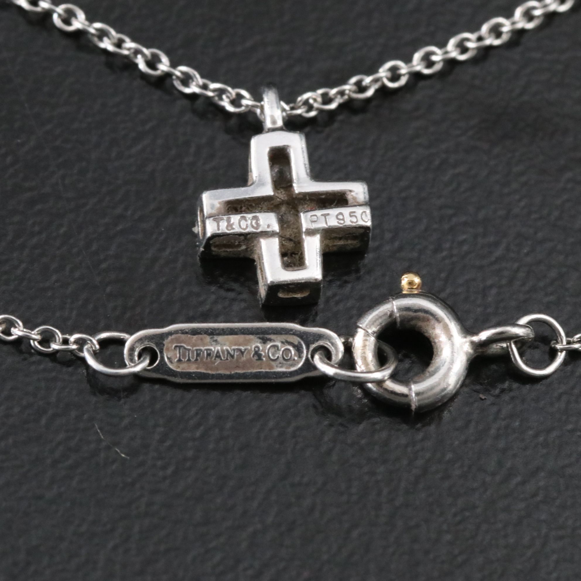 Tiffany & Co. Platinum Cruciform Cross Necklace