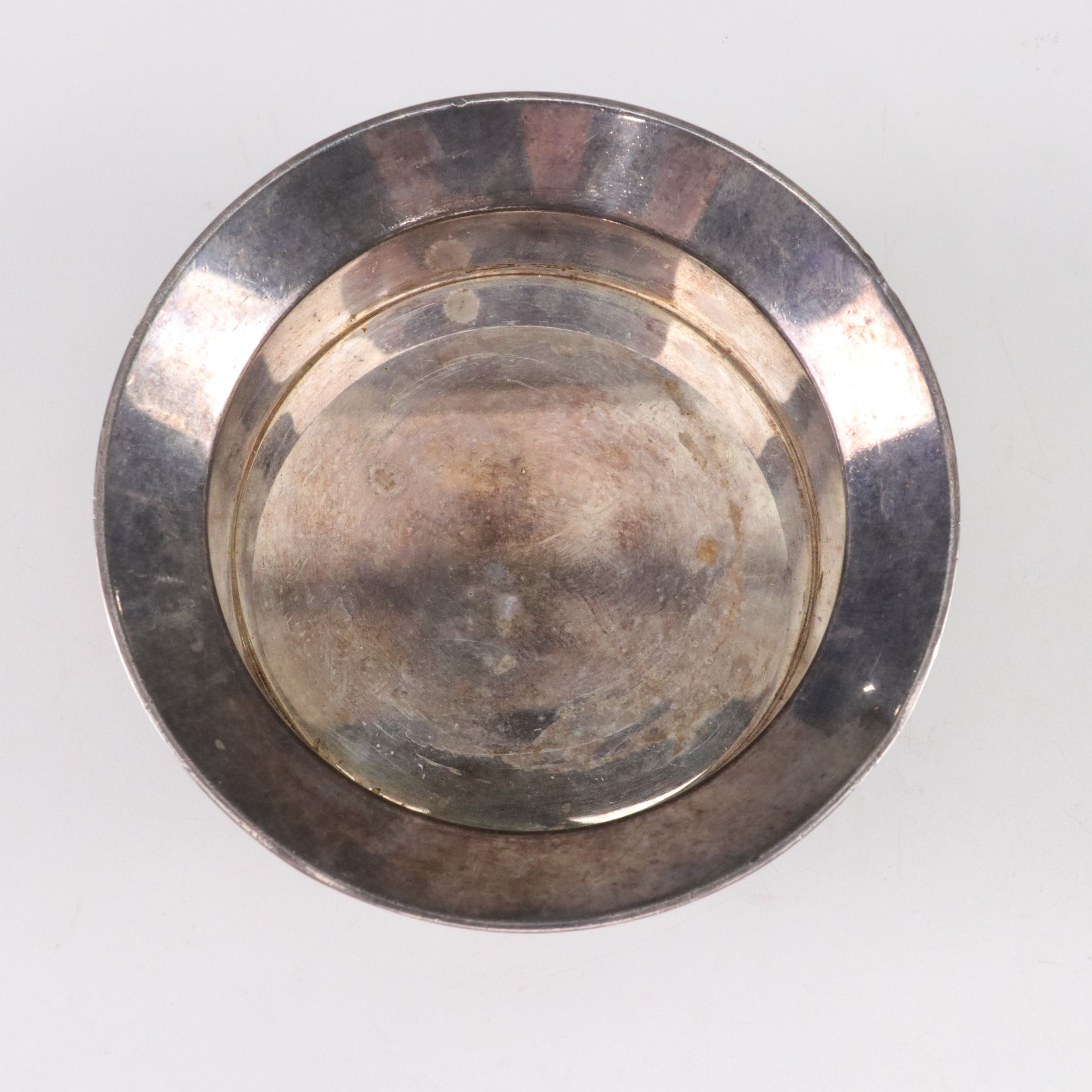 Cartier Silver Plate & Lapis Lazuli Candle Holders & Dish