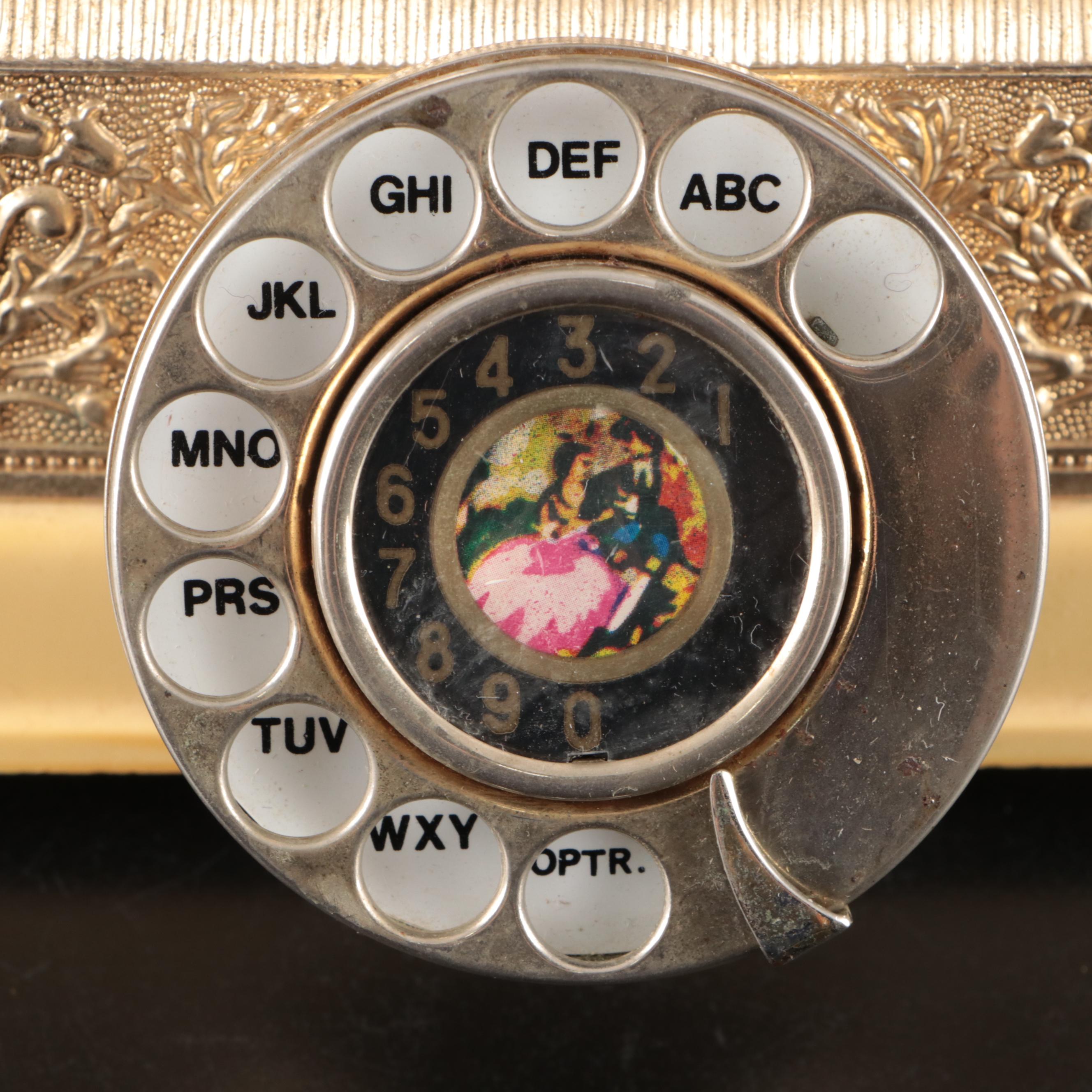 Radio Shack French Continental Rotary Telephone with Other Table Décor