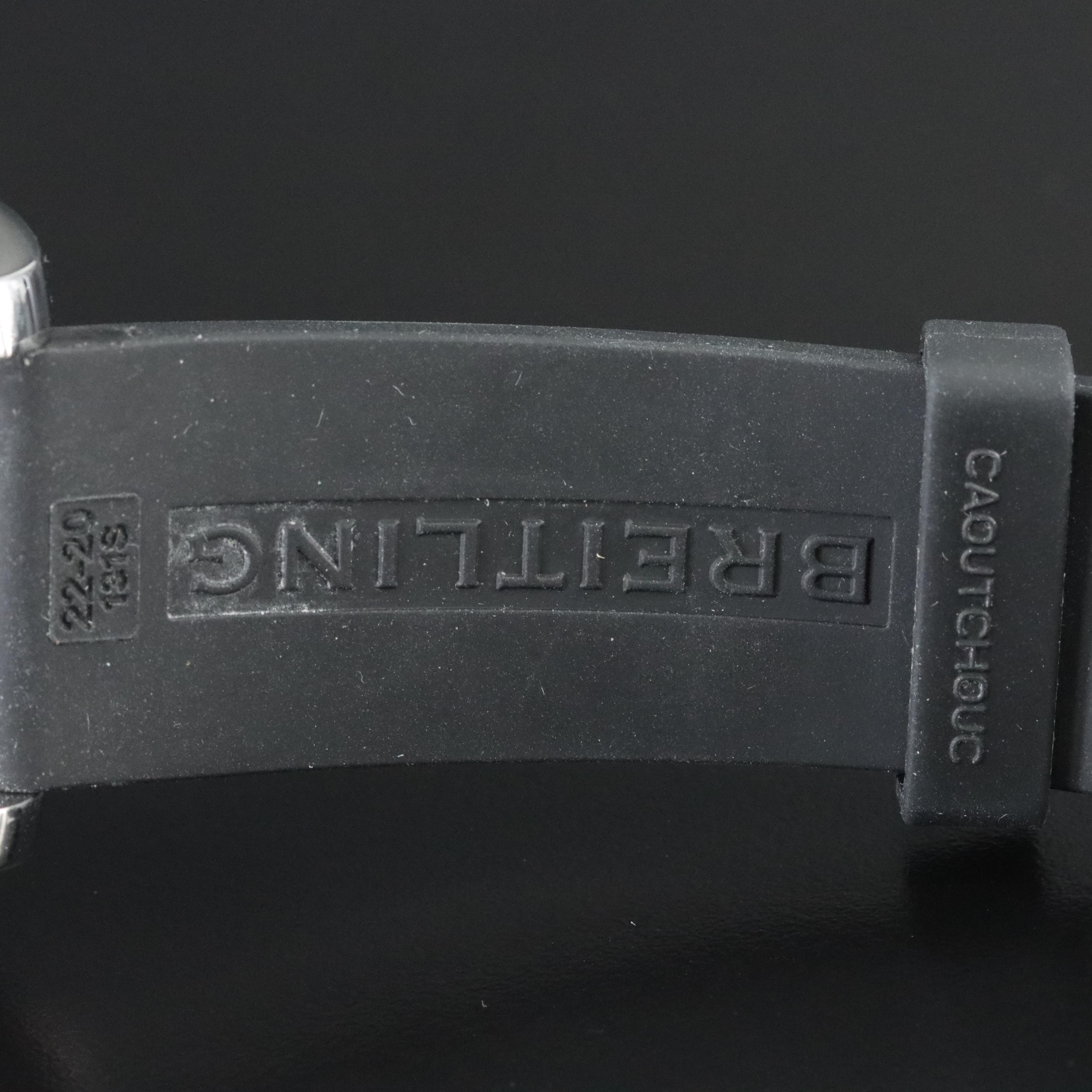 2010 Breitling Chronomat 01 44mm Blue Dial Steel Watch