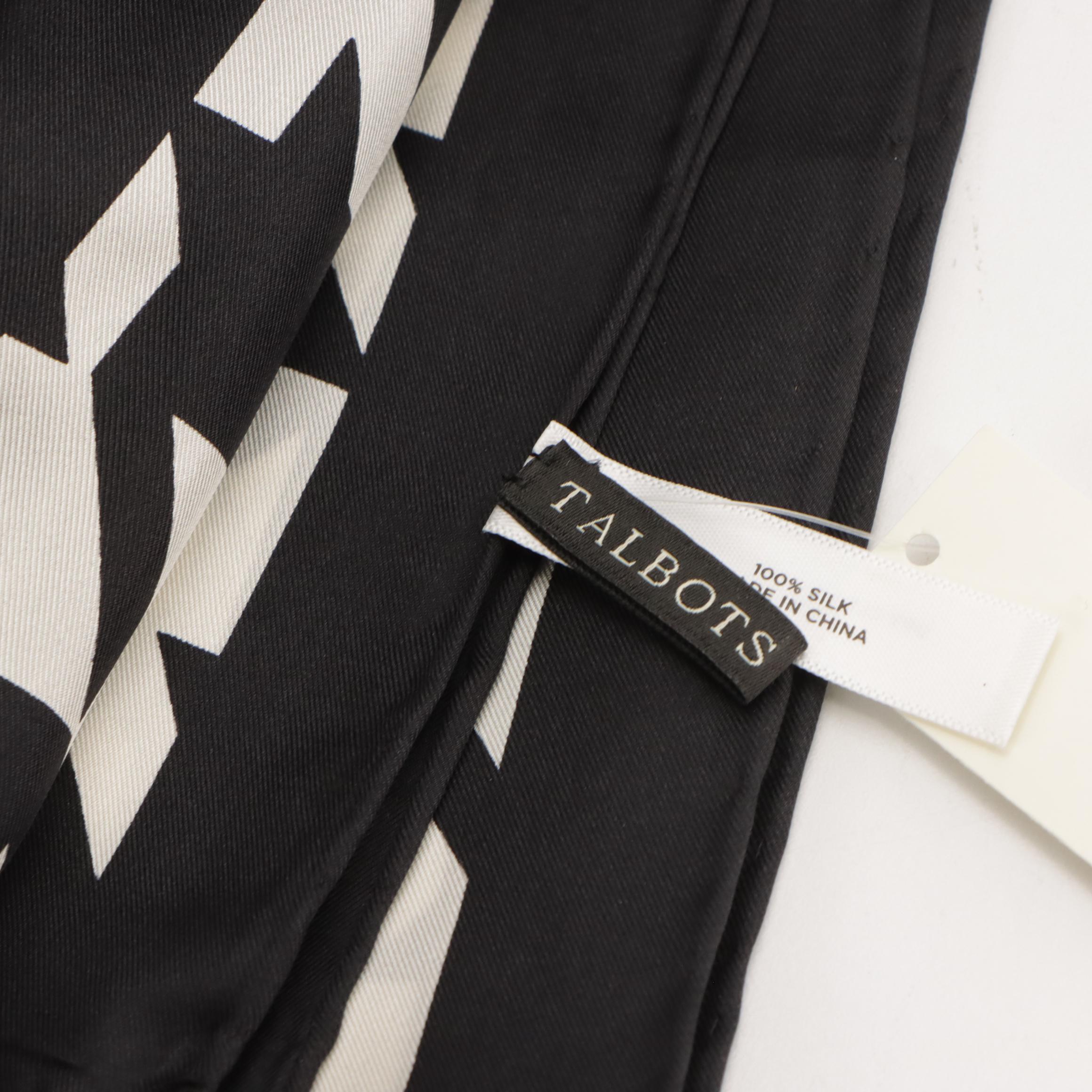 Nordstrom Houndstooth Knit Scarf with Talbots and More Scarves and Shawls