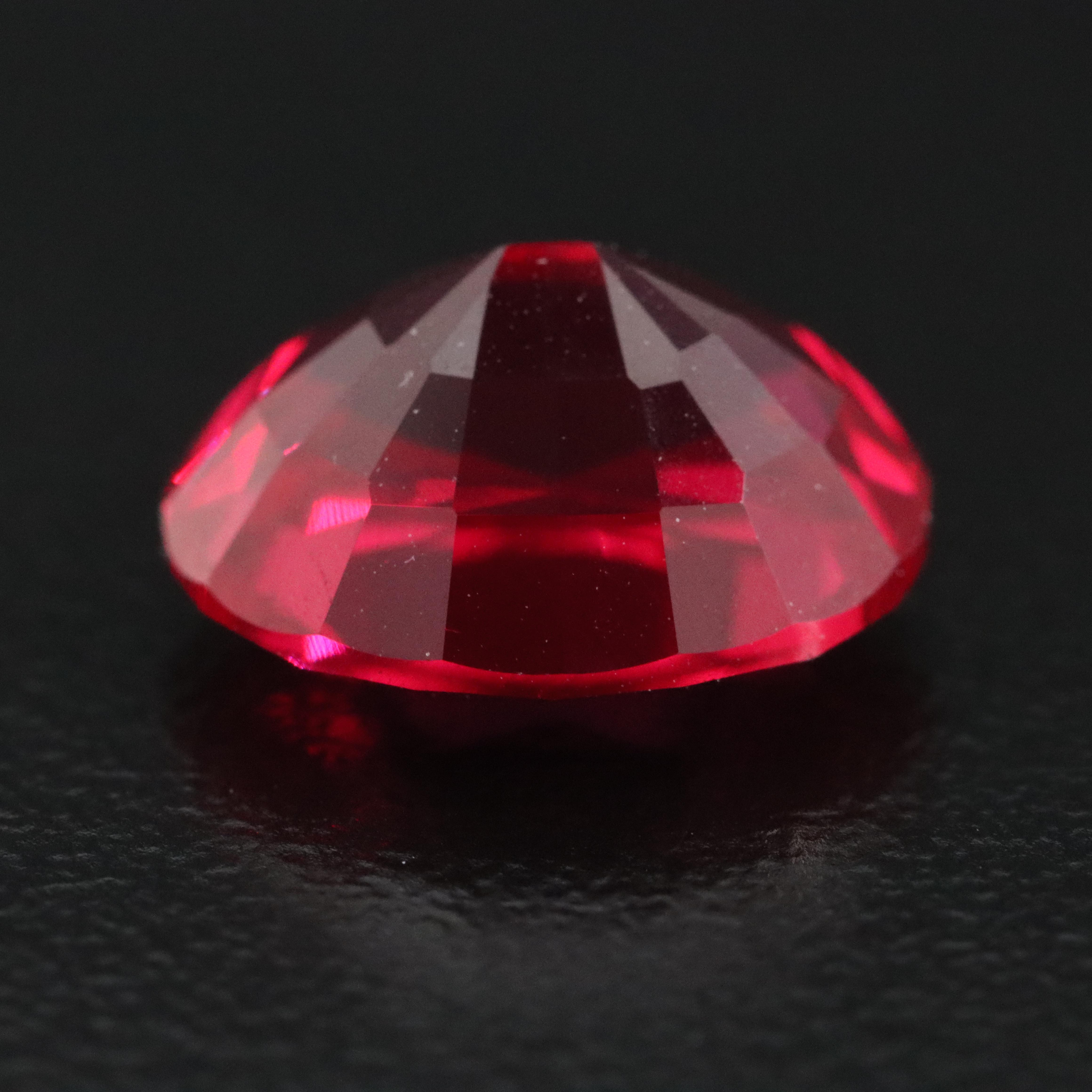 Loose 6.94 CT Lab Grown Ruby