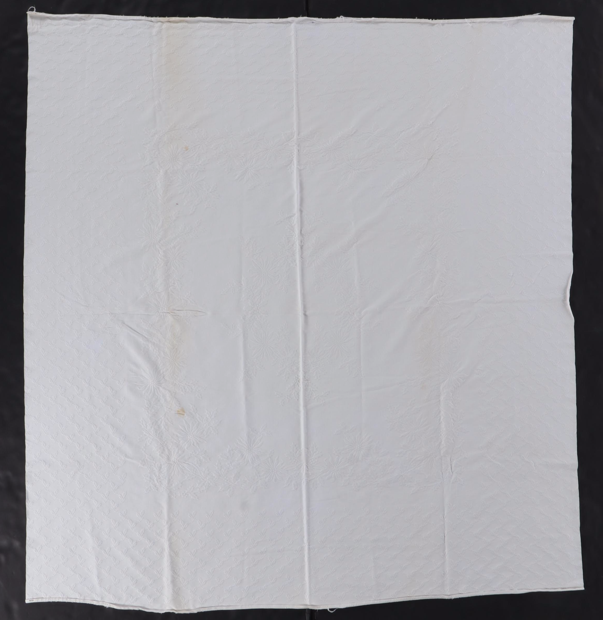 Crochet Rose and Block Coverlet with Tufted Matelassé Coverlets, Accent Pillows