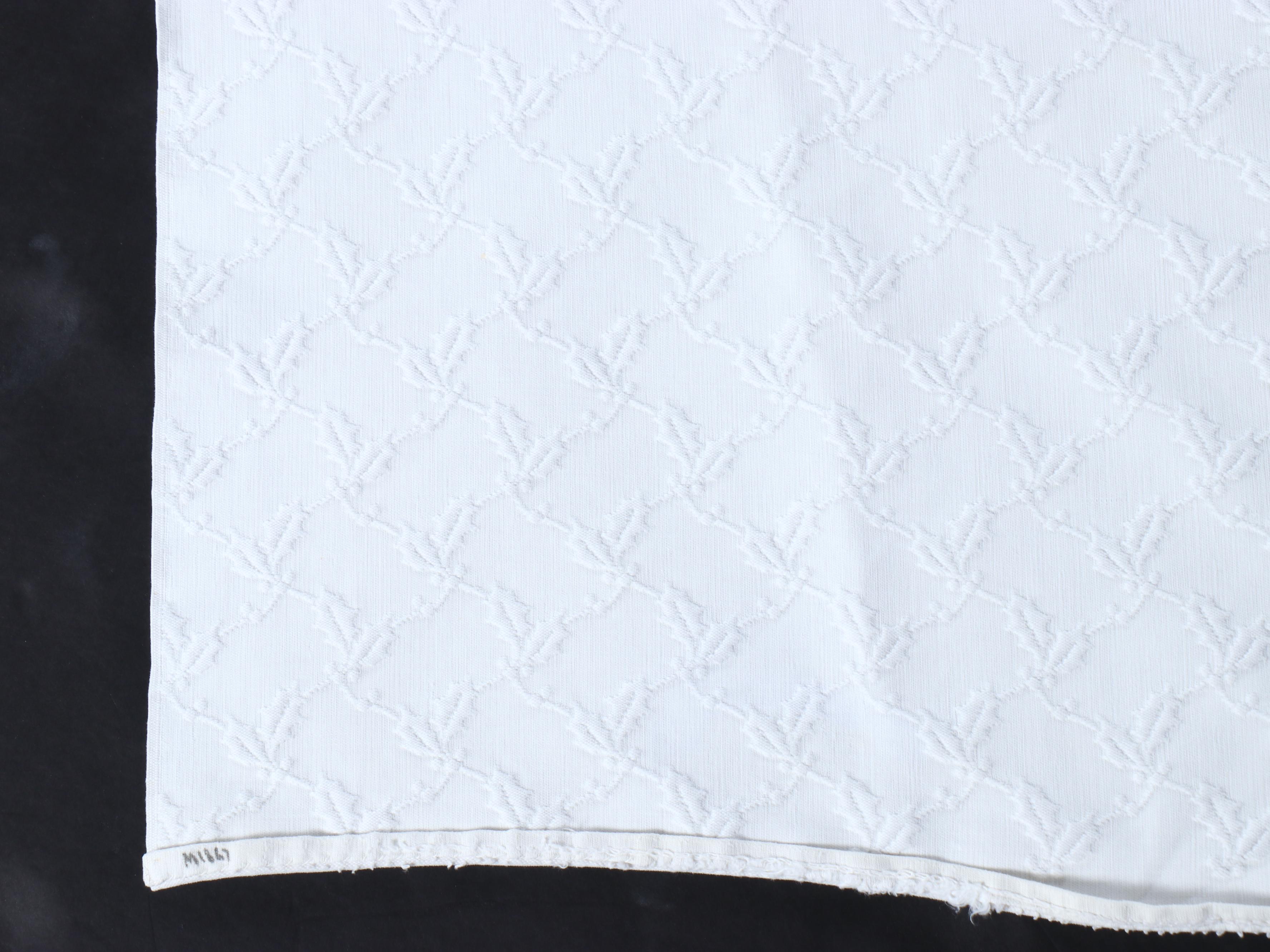 Crochet Rose and Block Coverlet with Tufted Matelassé Coverlets, Accent Pillows