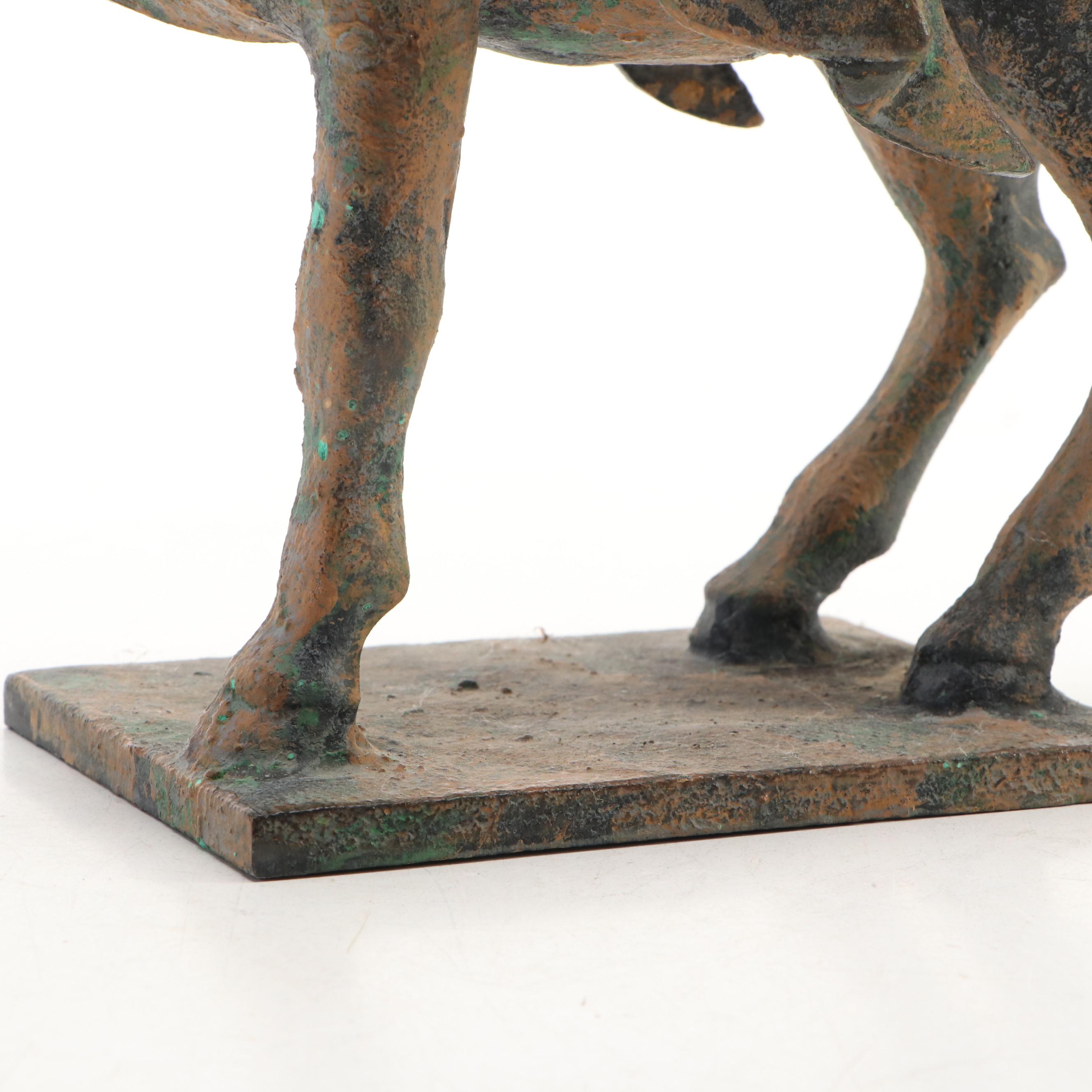 Chinese Tang Dynasty Style Iron Horse