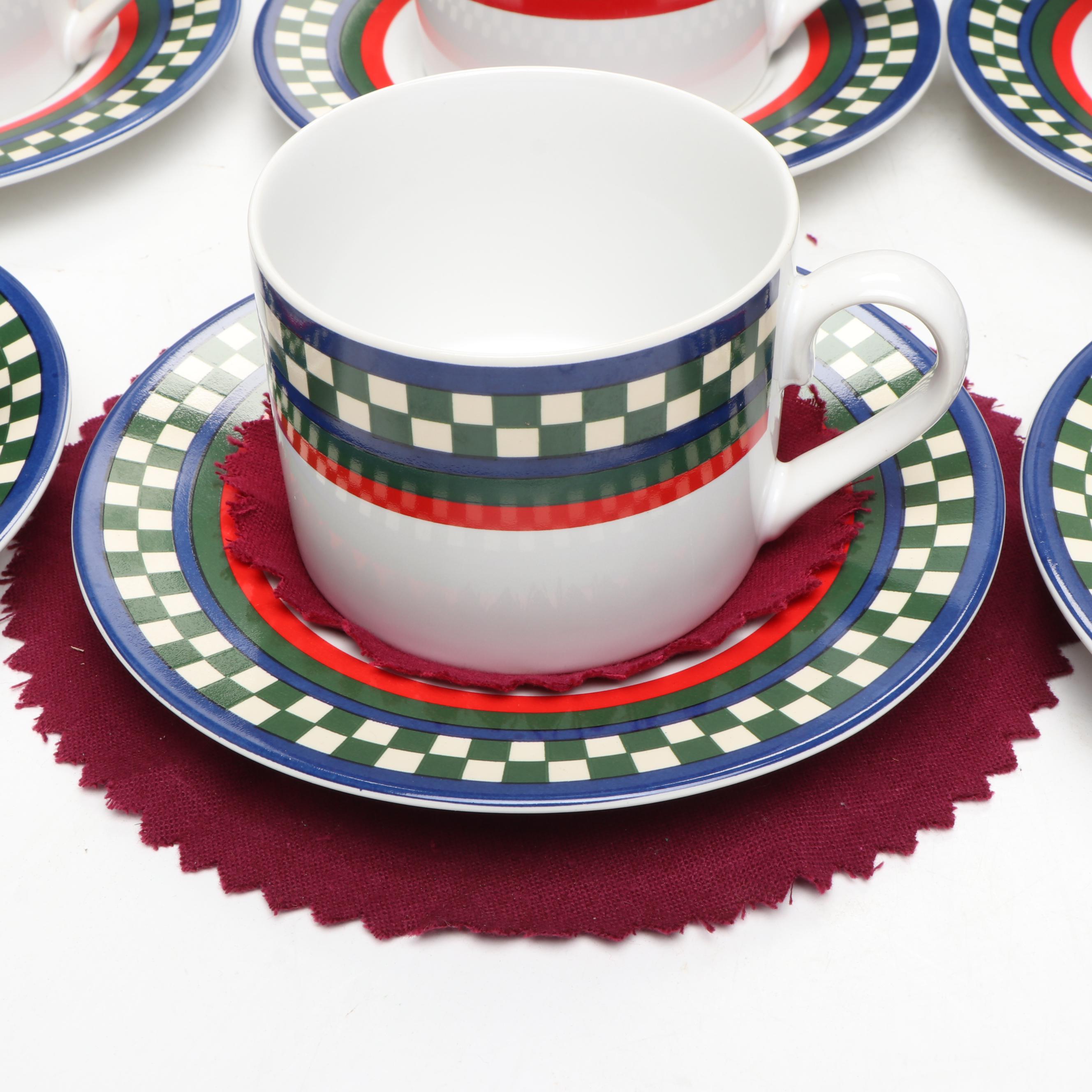 International Tableworks "Ella's Rooster" Ceramic Dinnerware, 1993-1995