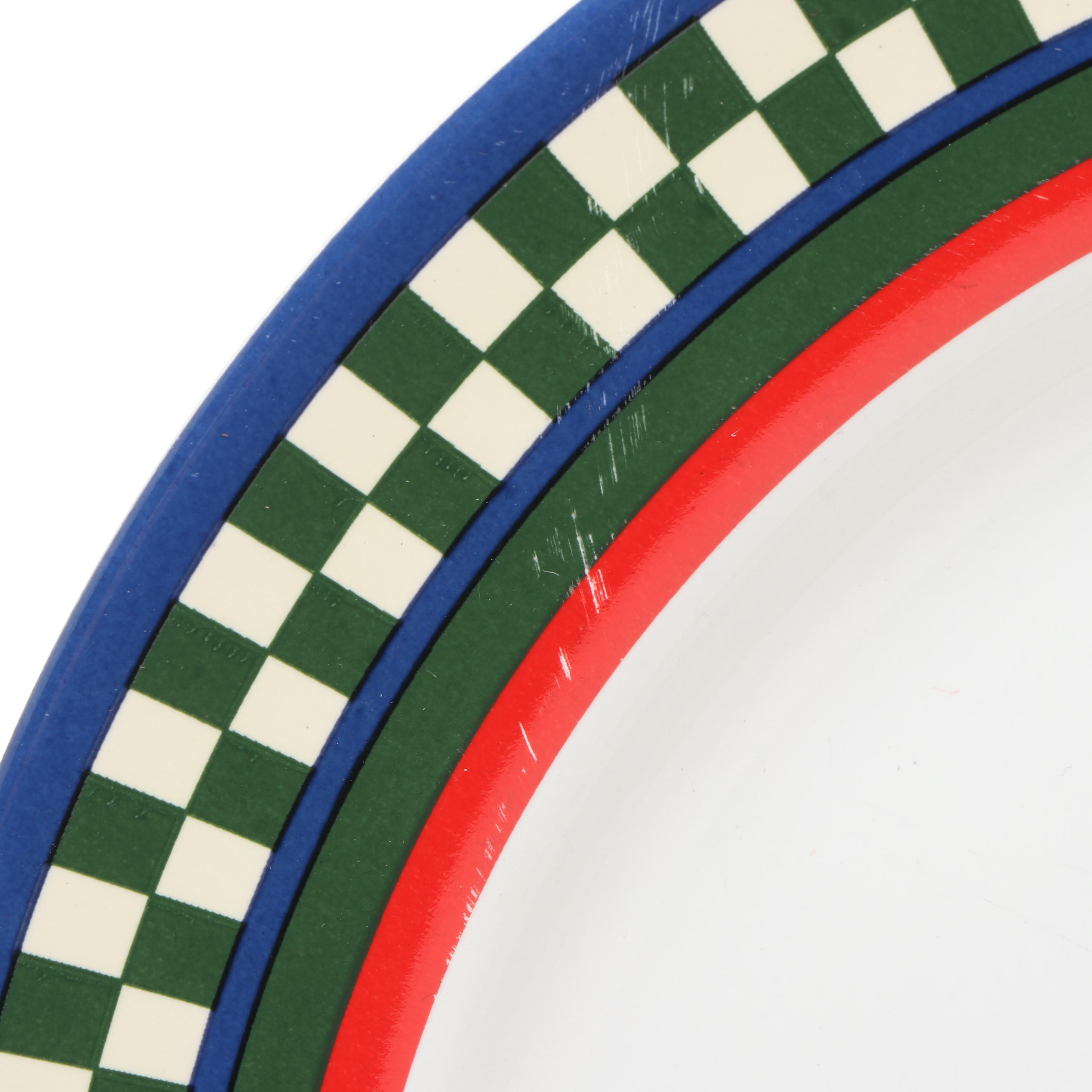 International Tableworks "Ella's Rooster" Ceramic Dinnerware, 1993-1995