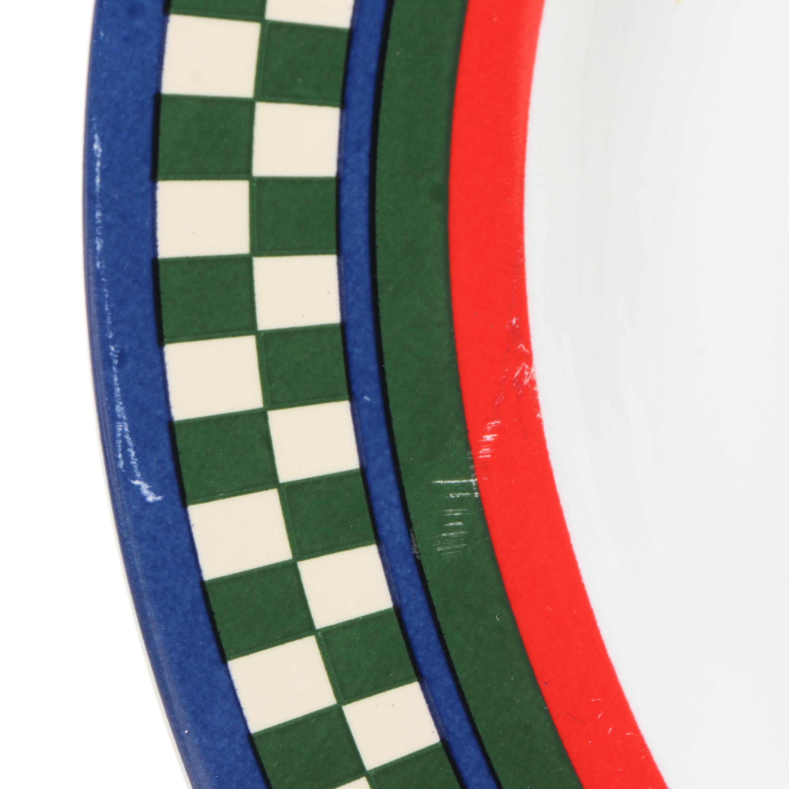 International Tableworks "Ella's Rooster" Ceramic Dinnerware, 1993-1995