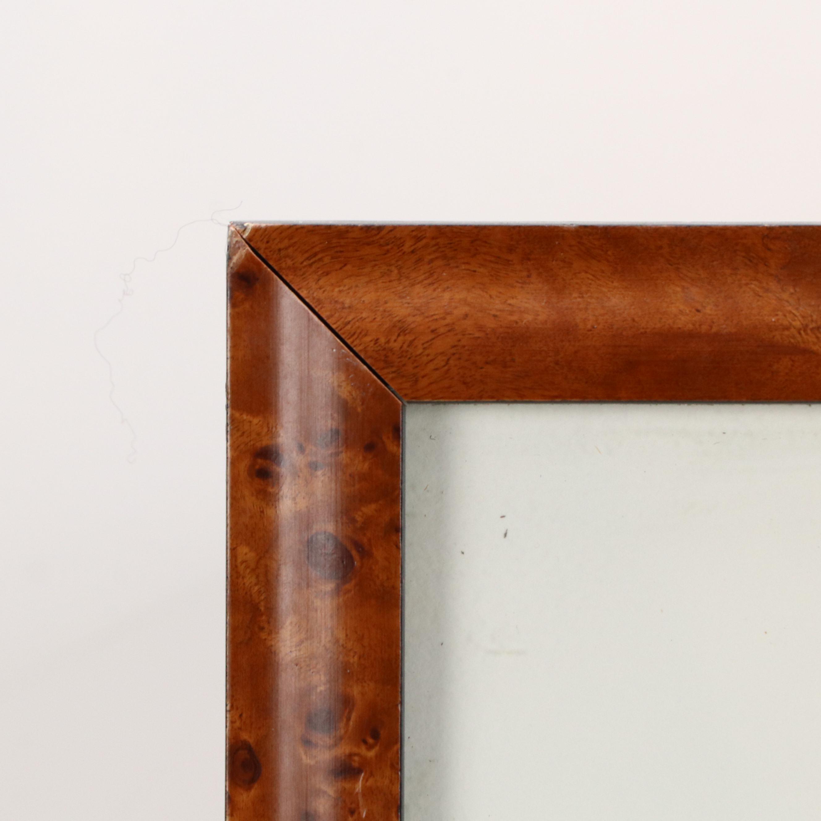 Landscape Watercolor Paintings of Port Scene and Waterside Park