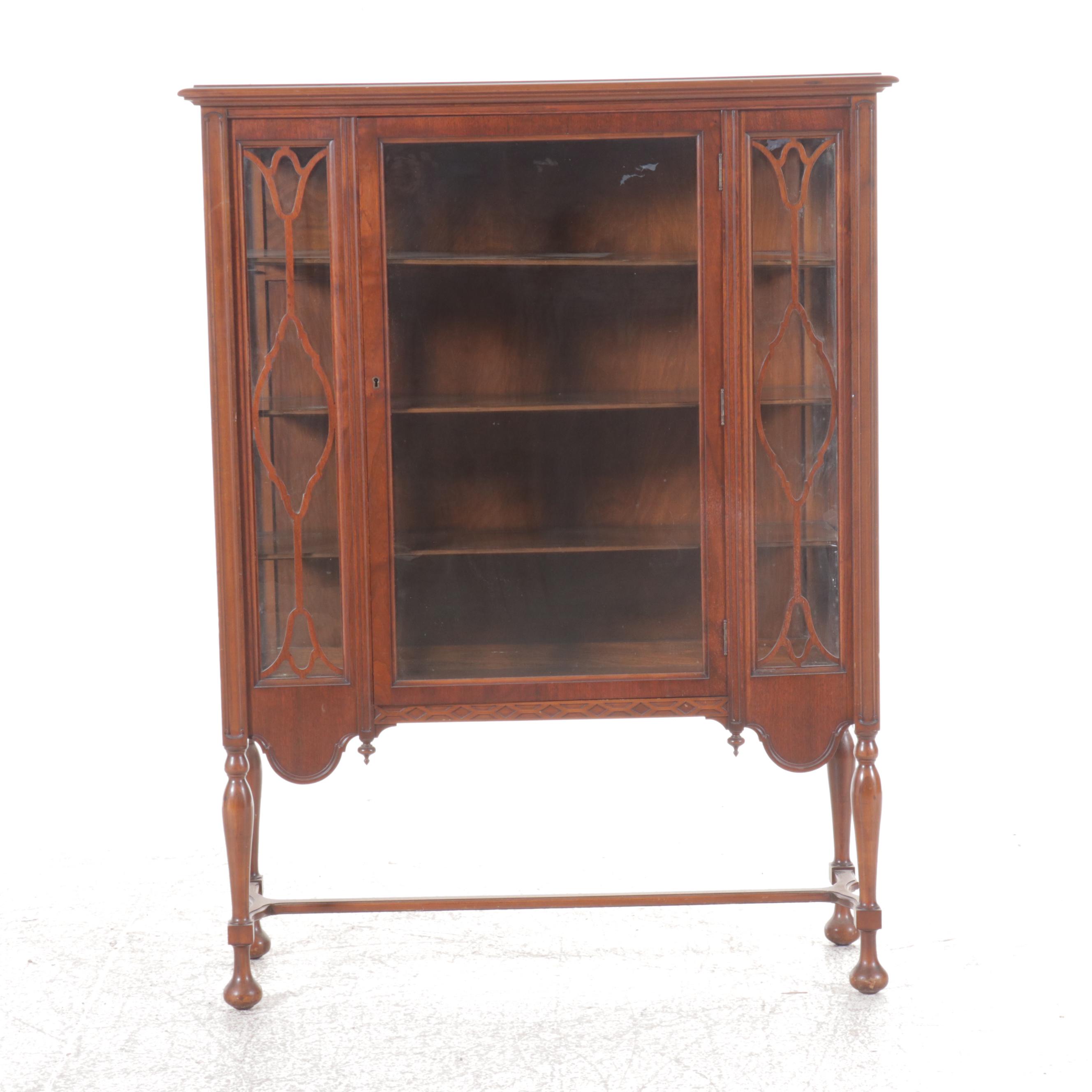 Royal Mantel & Furniture Co. Edwardian Style Mahogany China Cabinet