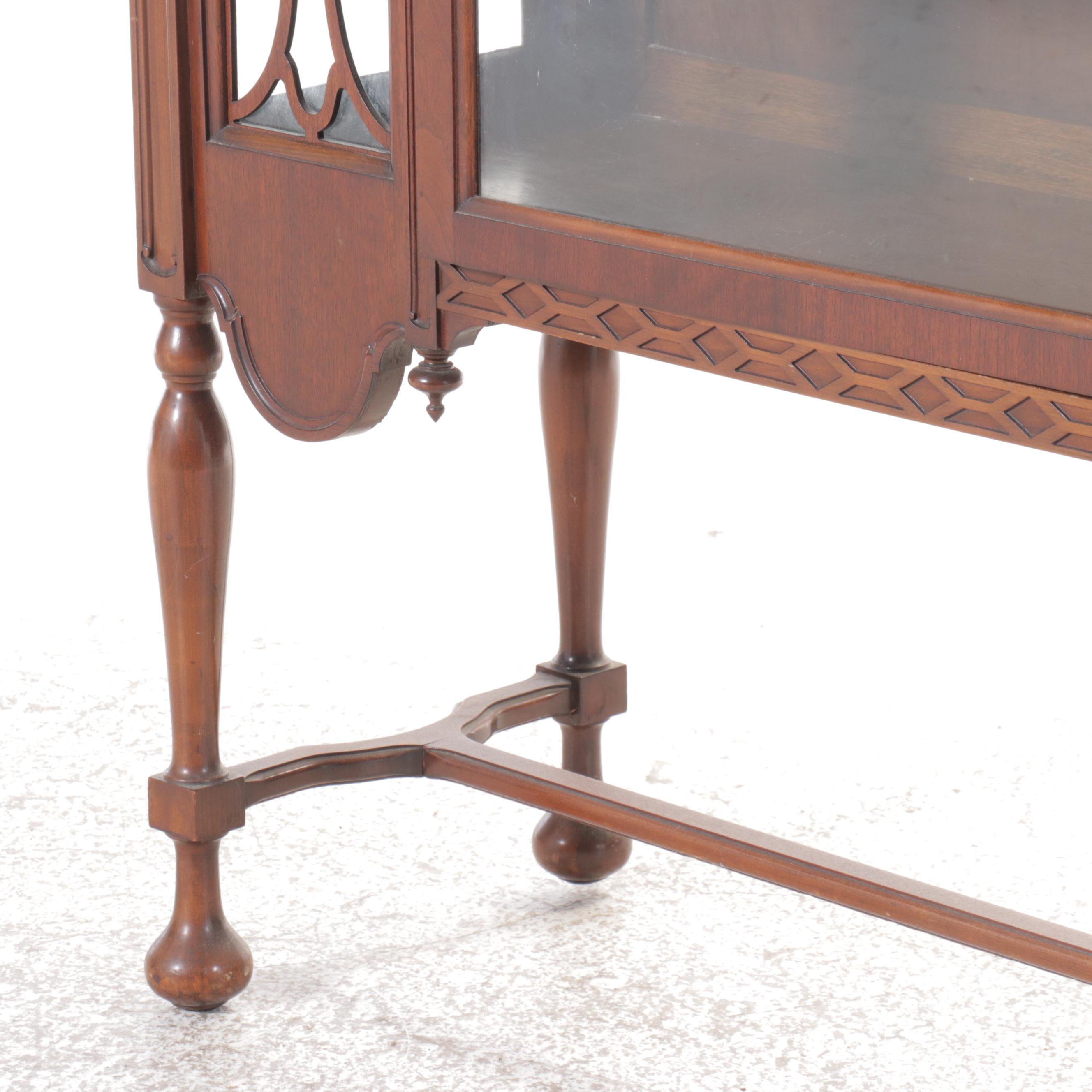 Royal Mantel & Furniture Co. Edwardian Style Mahogany China Cabinet