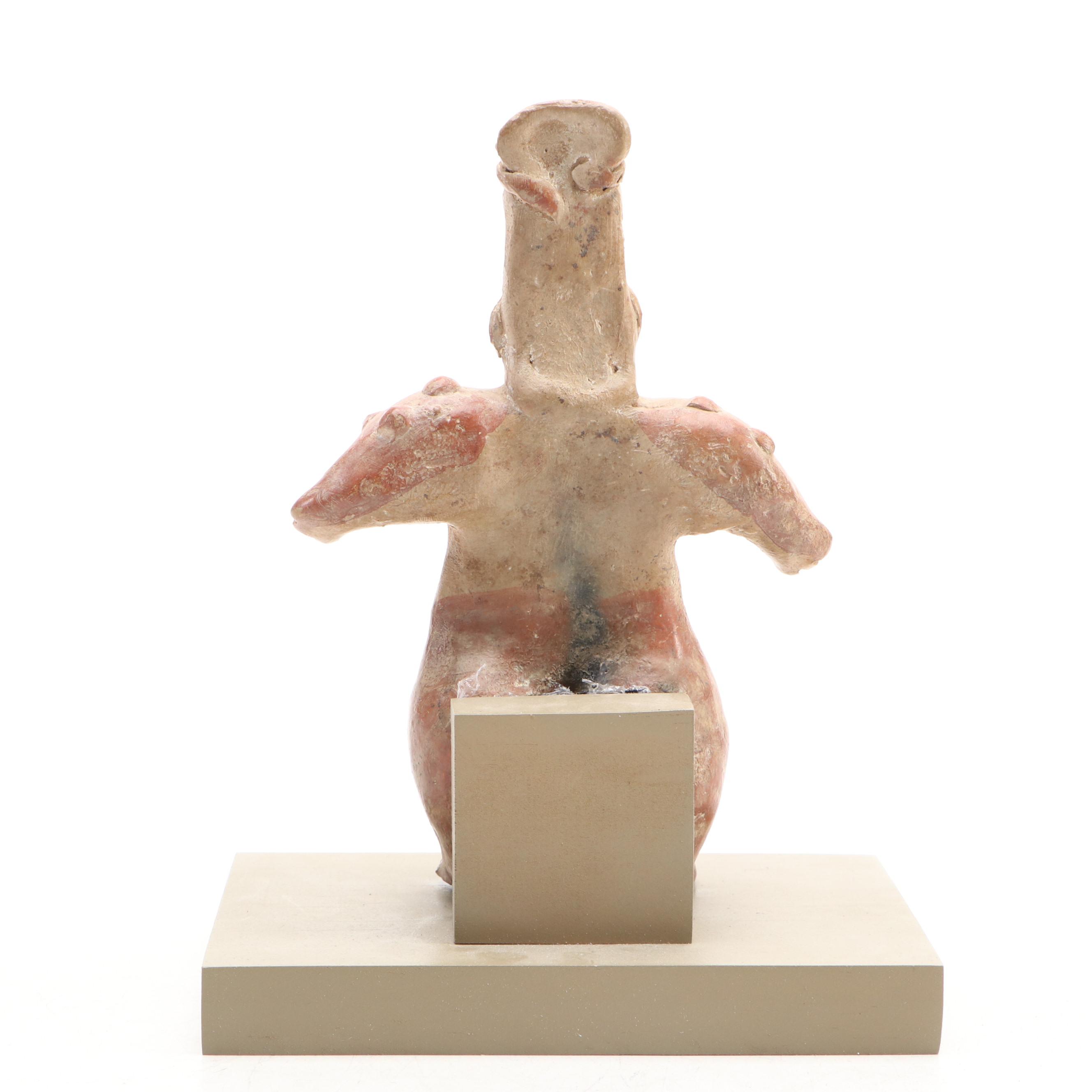 Pre-Columbian Style Pottery Female Fertility Figure