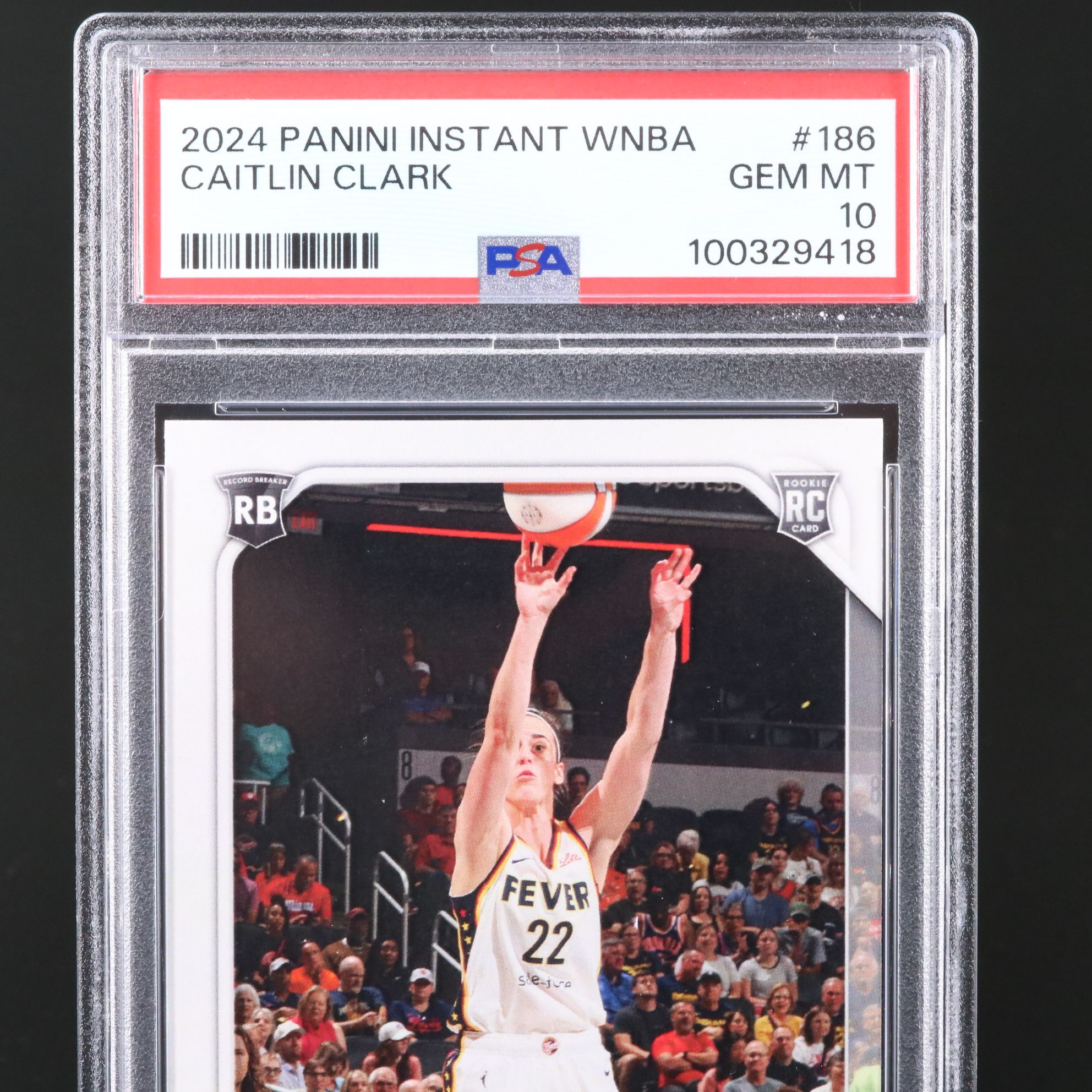 2024 Panini Instant Caitlin Clark Rookie Basketball Card Graded PSA 10