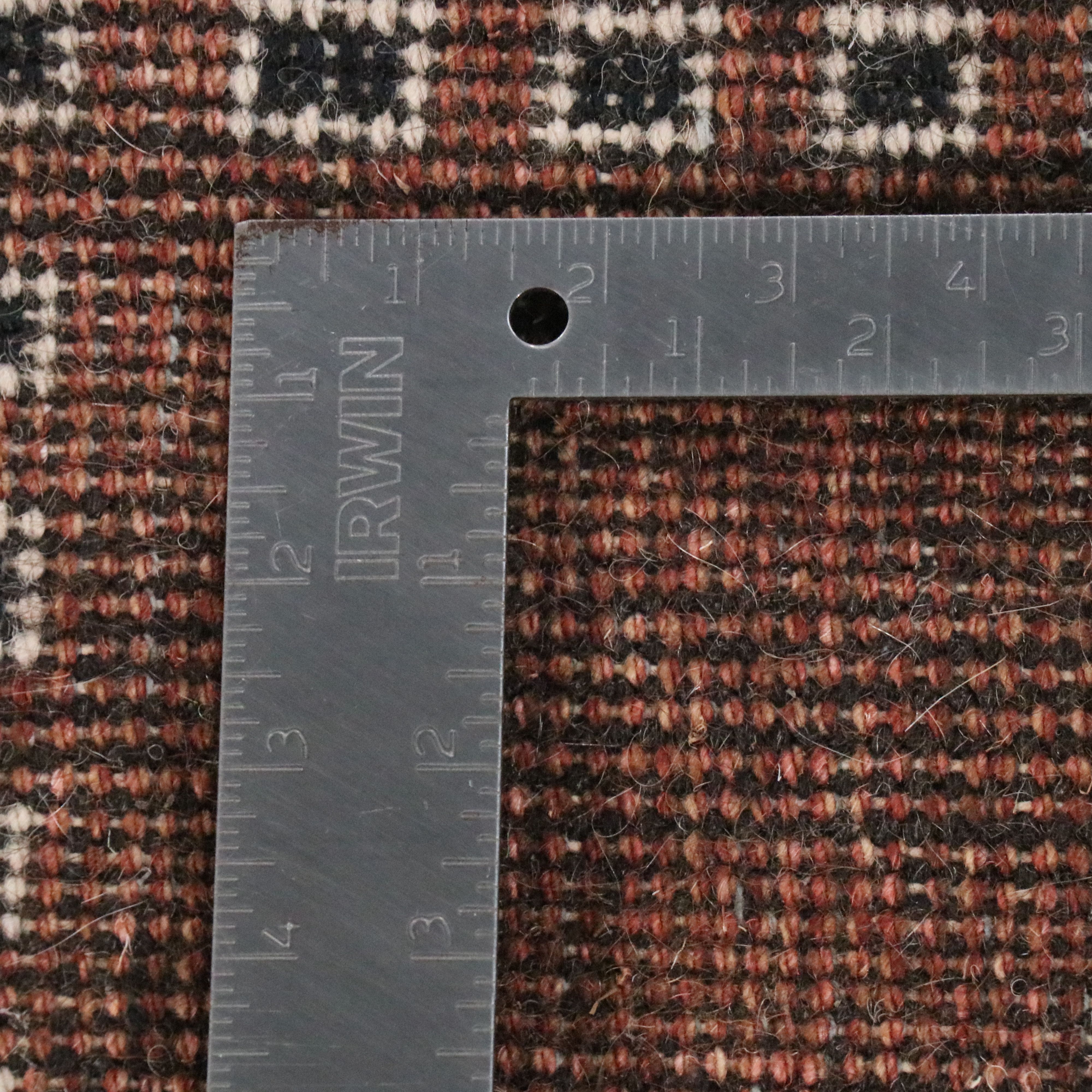 4'1 x 5'11 Hand-Knotted Turkish Contemporary Geometric Area Rug