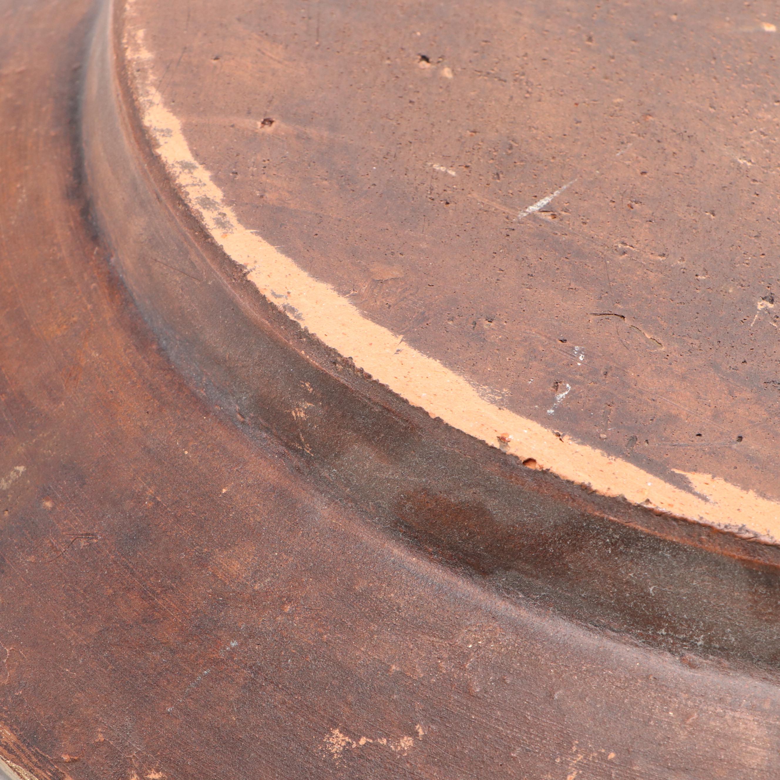 Brazilian Folk Art Style Ceramic Charger Plate