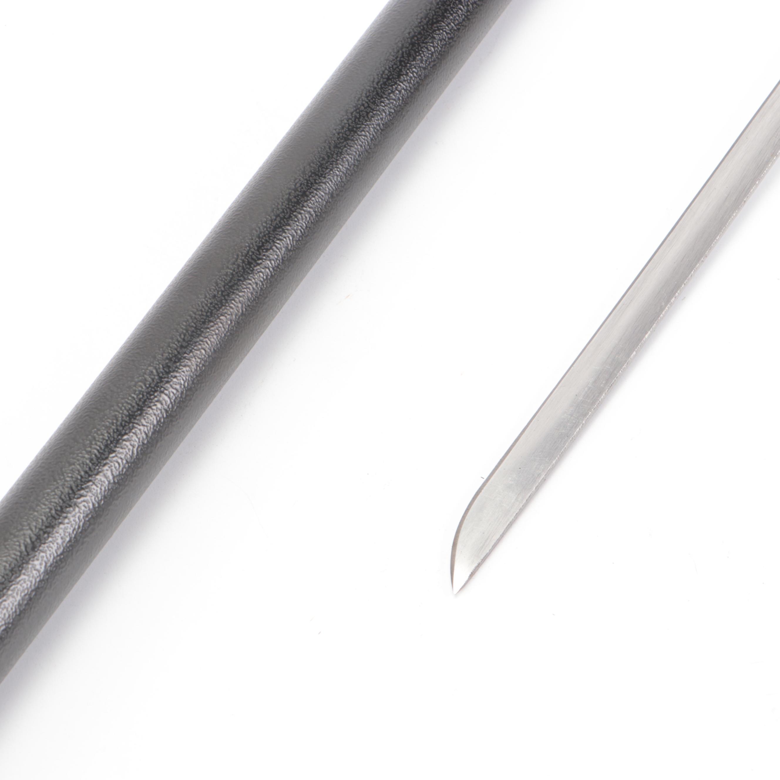 Snarling Wolf Head Handled Sword Cane