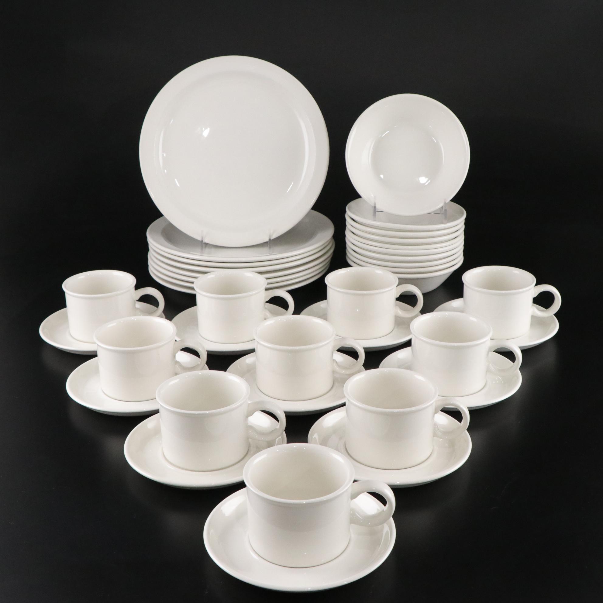 English Midwinter "Stonehenge White" Dinnerware Set, 1973 - 1991
